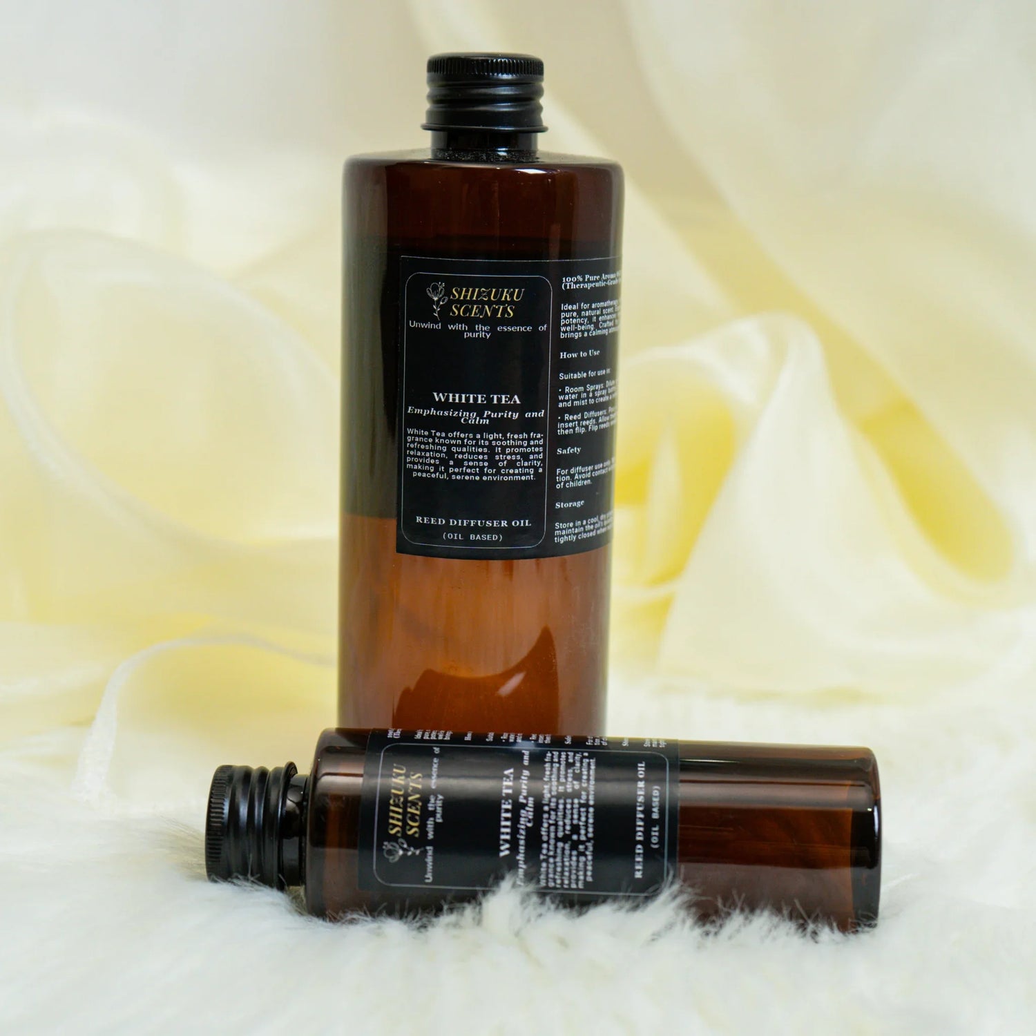 Breathe In, Unwind: Introducing Lavender & Chamomile Essential Oils by Shizuku Comfort