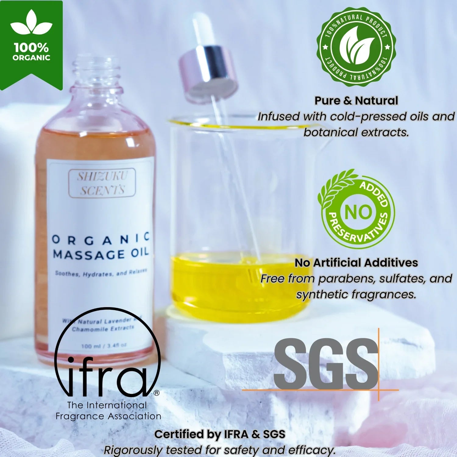 How to Choose the Best Organic Massage Oil for Your Skin Type - Shizuku Comfort
