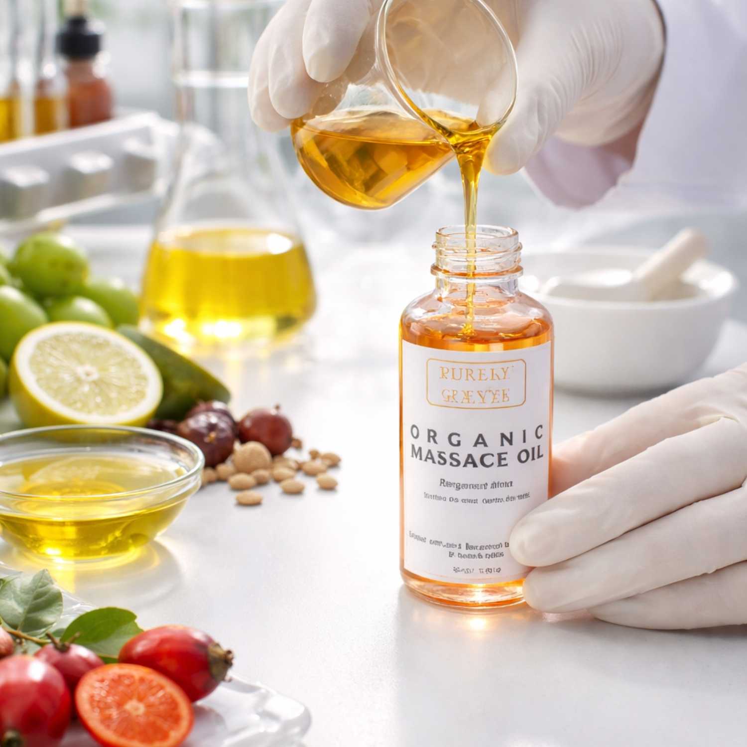 Bergamot Bliss – Organic Massage Oil
