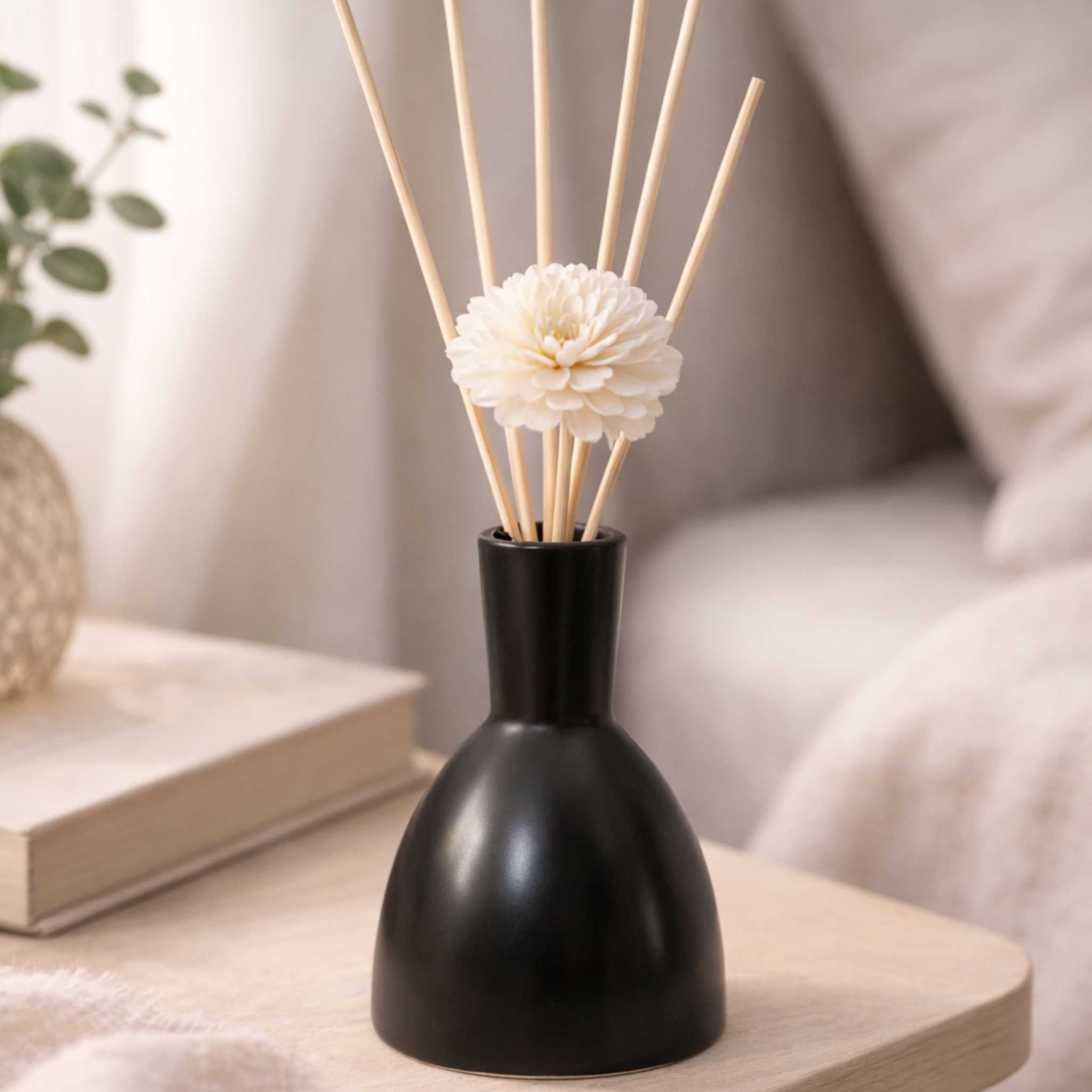 Sake Ceramic Diffuser Bottle (180ml) | Handcrafted Japandi Aroma Vessel