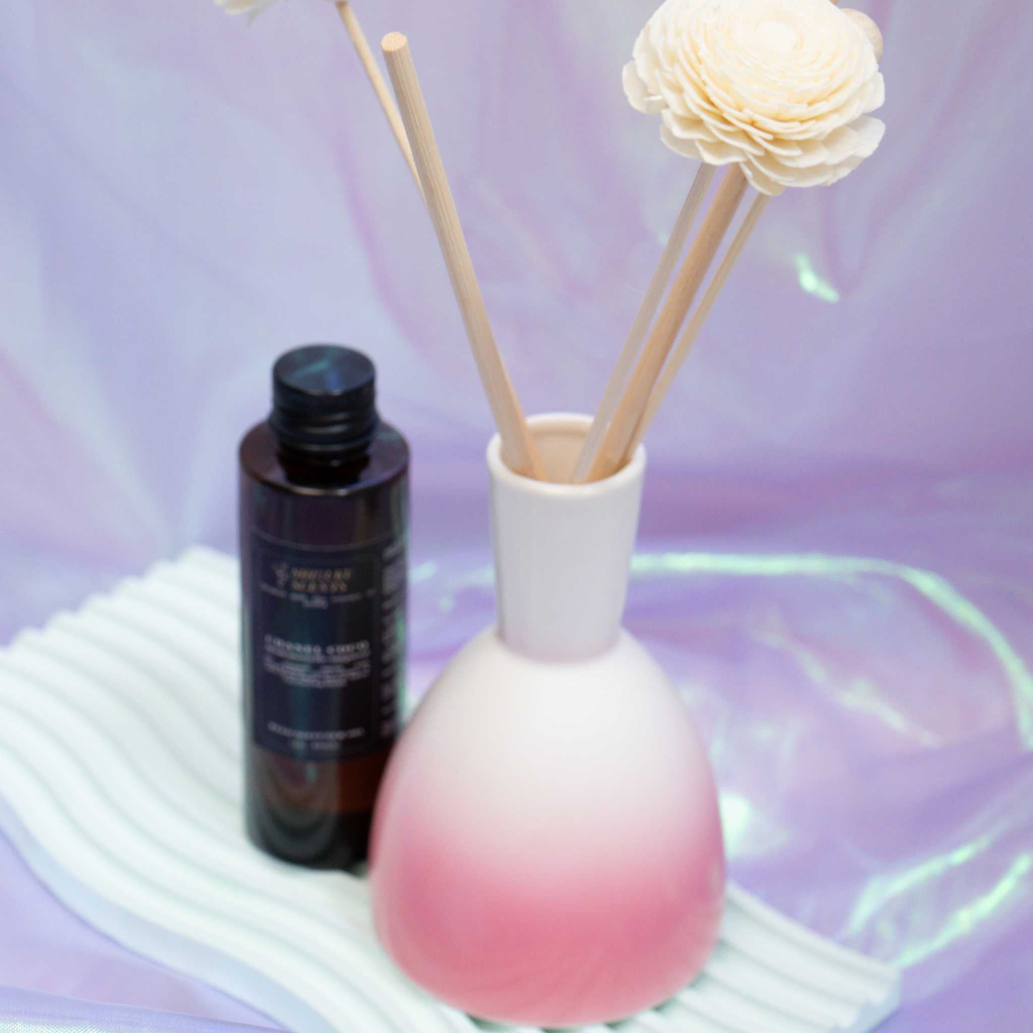 Sake Ceramic Diffuser Bottle (180ml) | Handcrafted Japandi Aroma Vessel