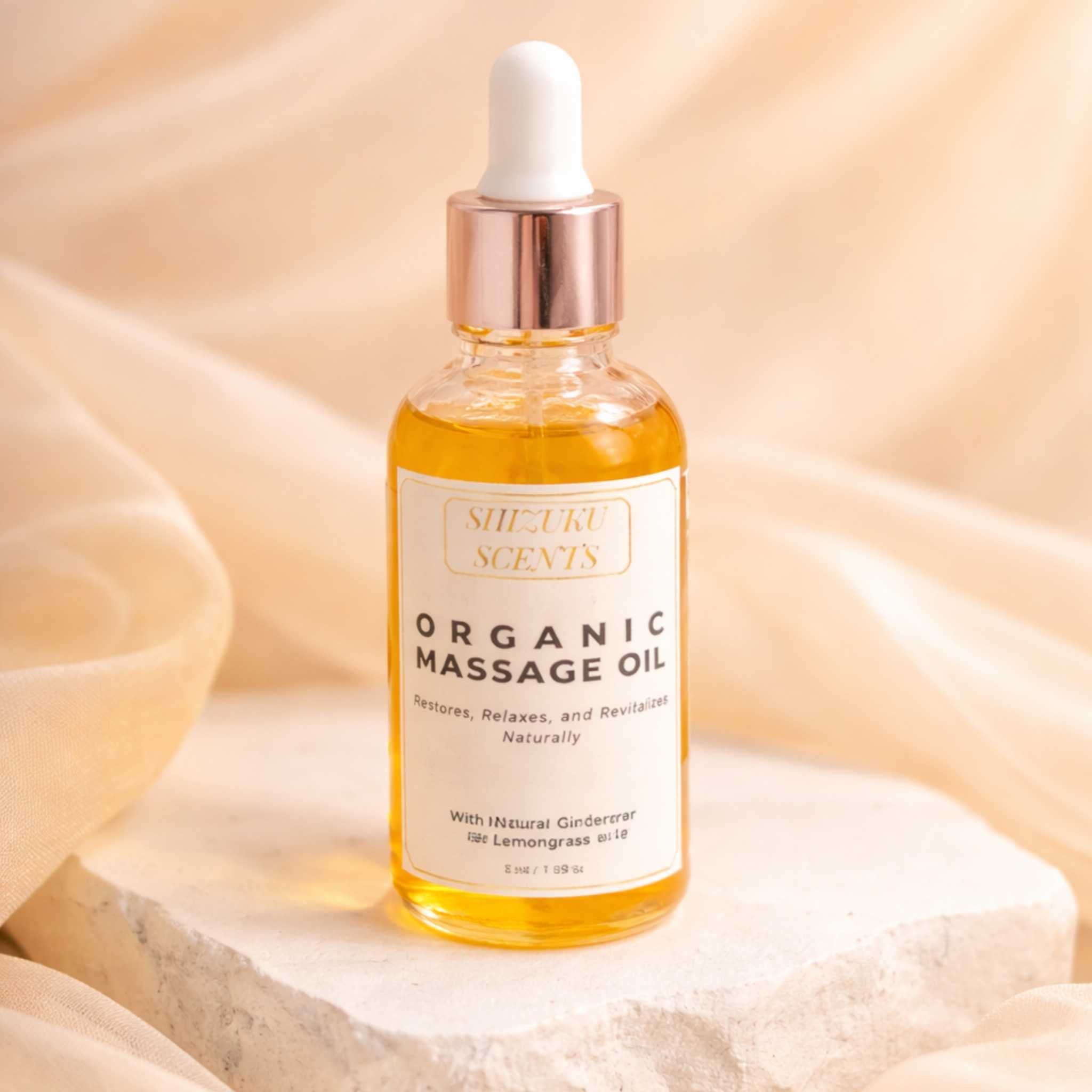 Ginger-Lemongrass – Organic Massage Oil