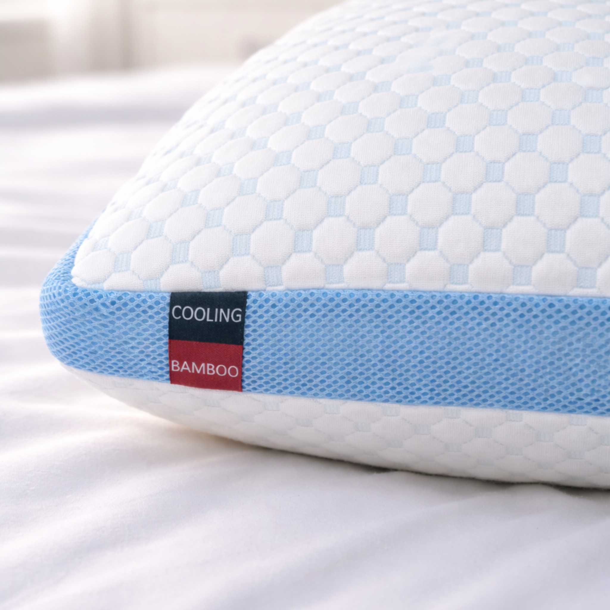 KumoFlex Adjustable Cooling Memory Foam Pillow (Custom Height Neck Support)