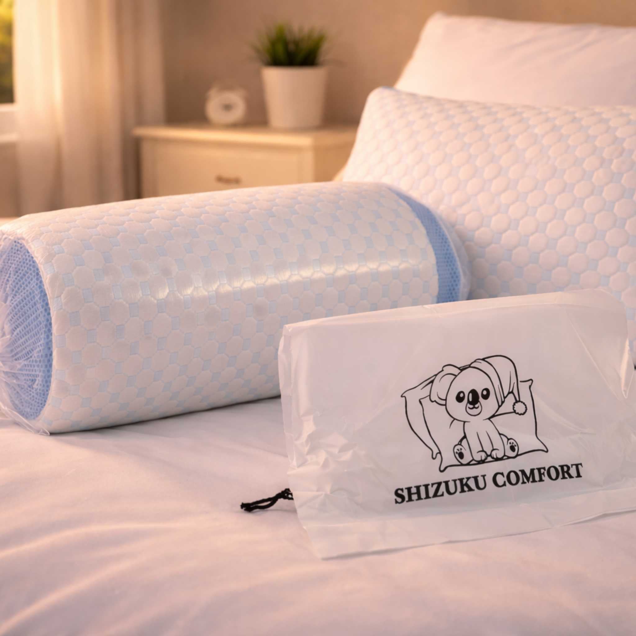 KumoFlex Adjustable Cooling Memory Foam Pillow (Custom Height Neck Support)