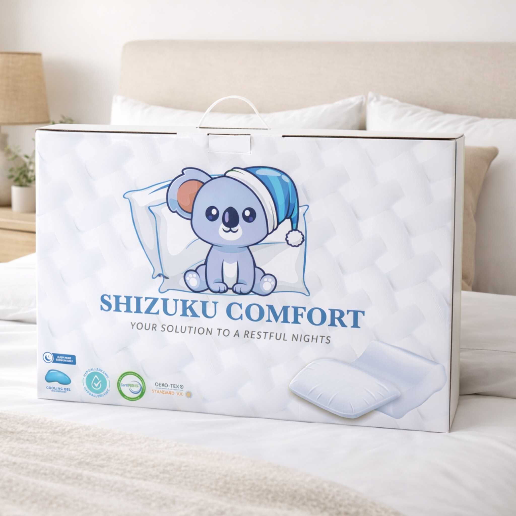 Cooling Gel Memory Foam Contour Pillow – RyoMemori Series