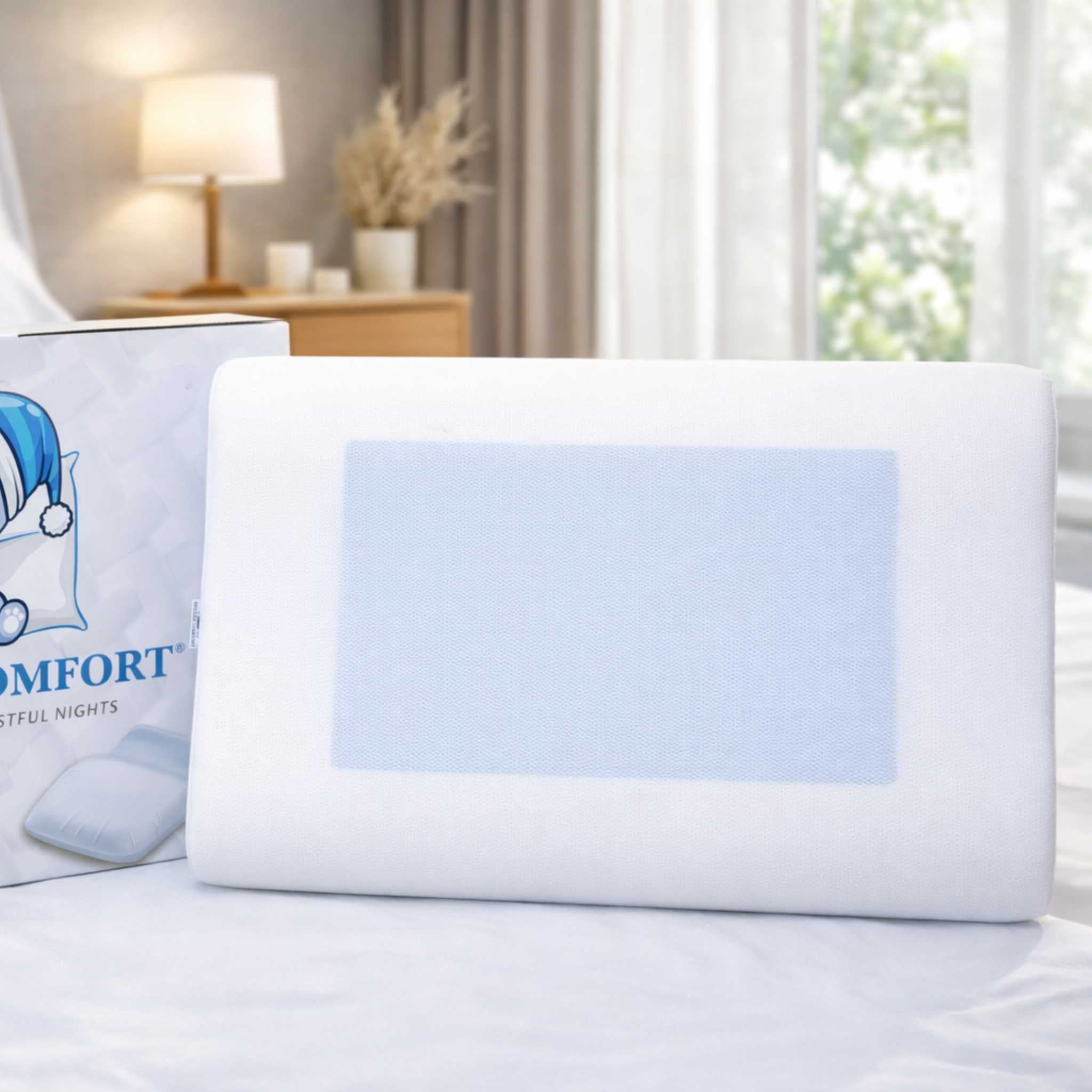 Cooling Gel Memory Foam Contour Pillow – RyoMemori Series