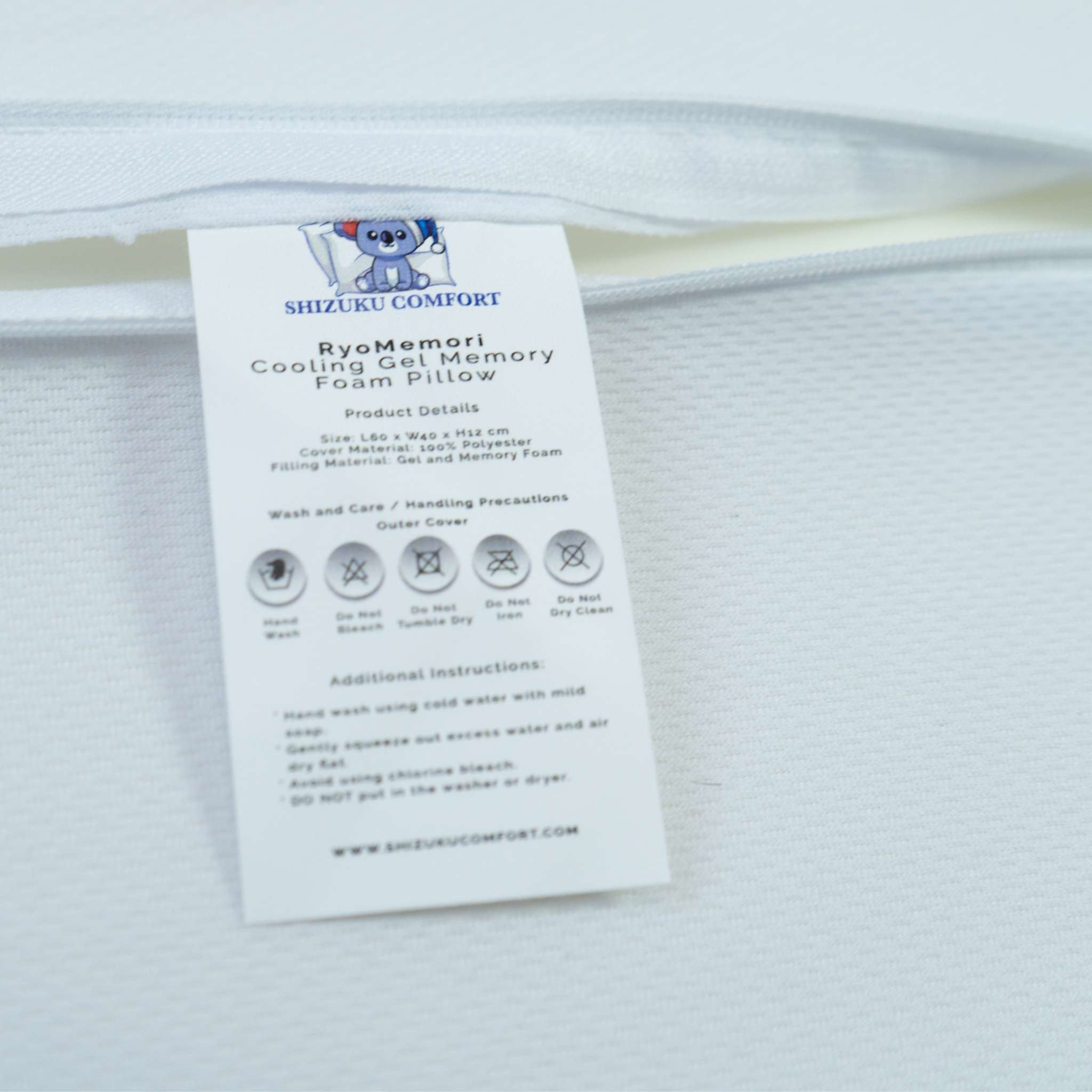 RyoMemori Cooling Gel Memory Foam Pillow