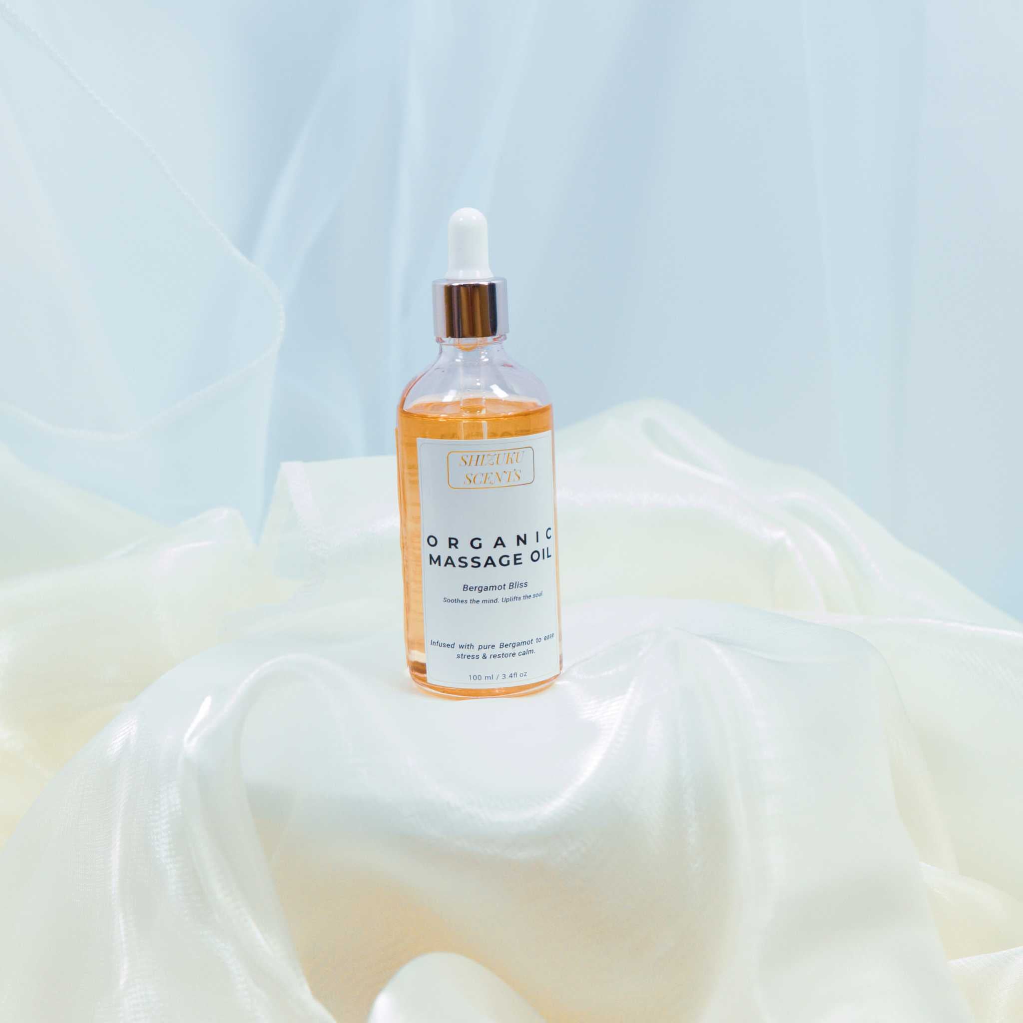Organic Massage Oil – Mood Boost & Stress Relief