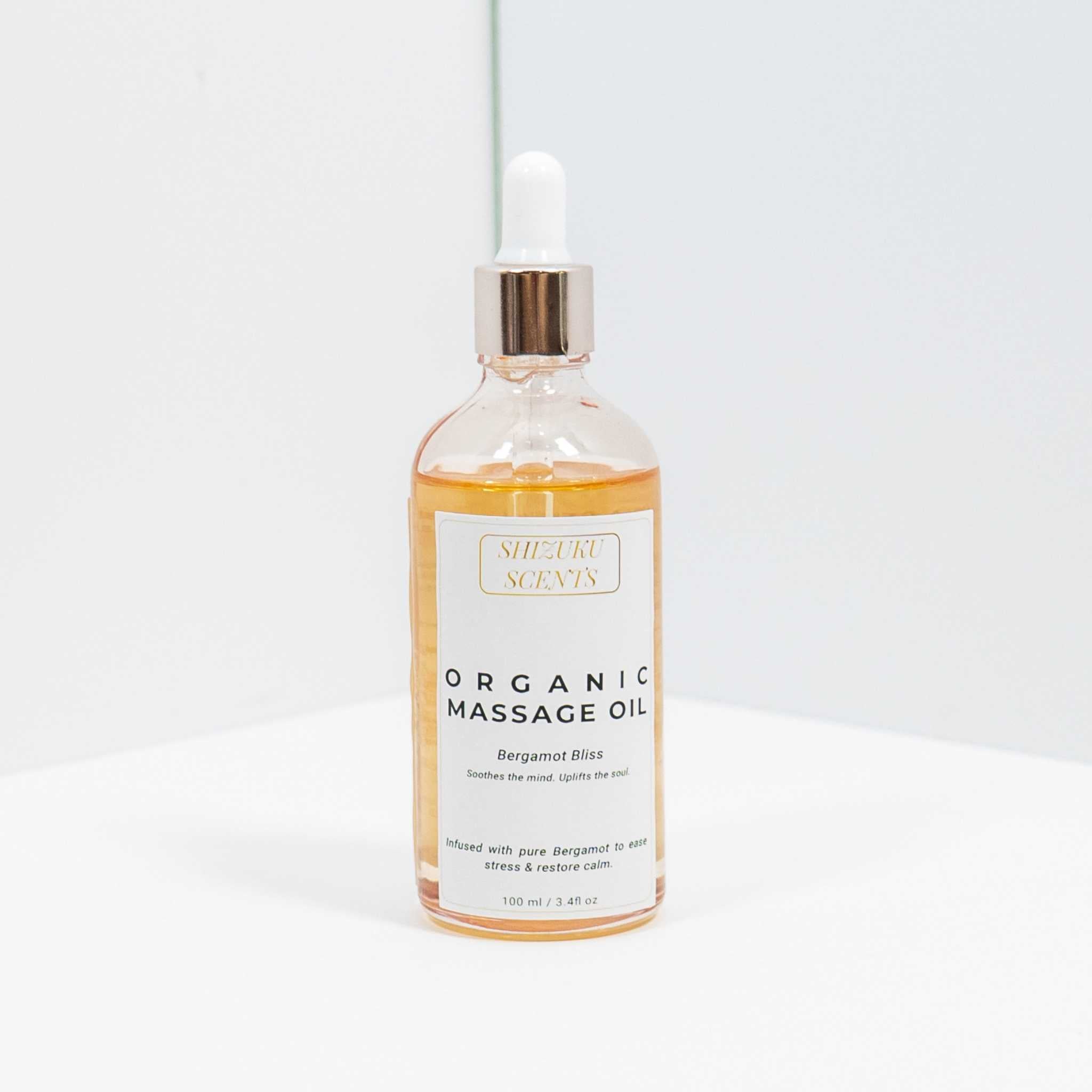 Organic Massage Oil – Mood Boost & Stress Relief