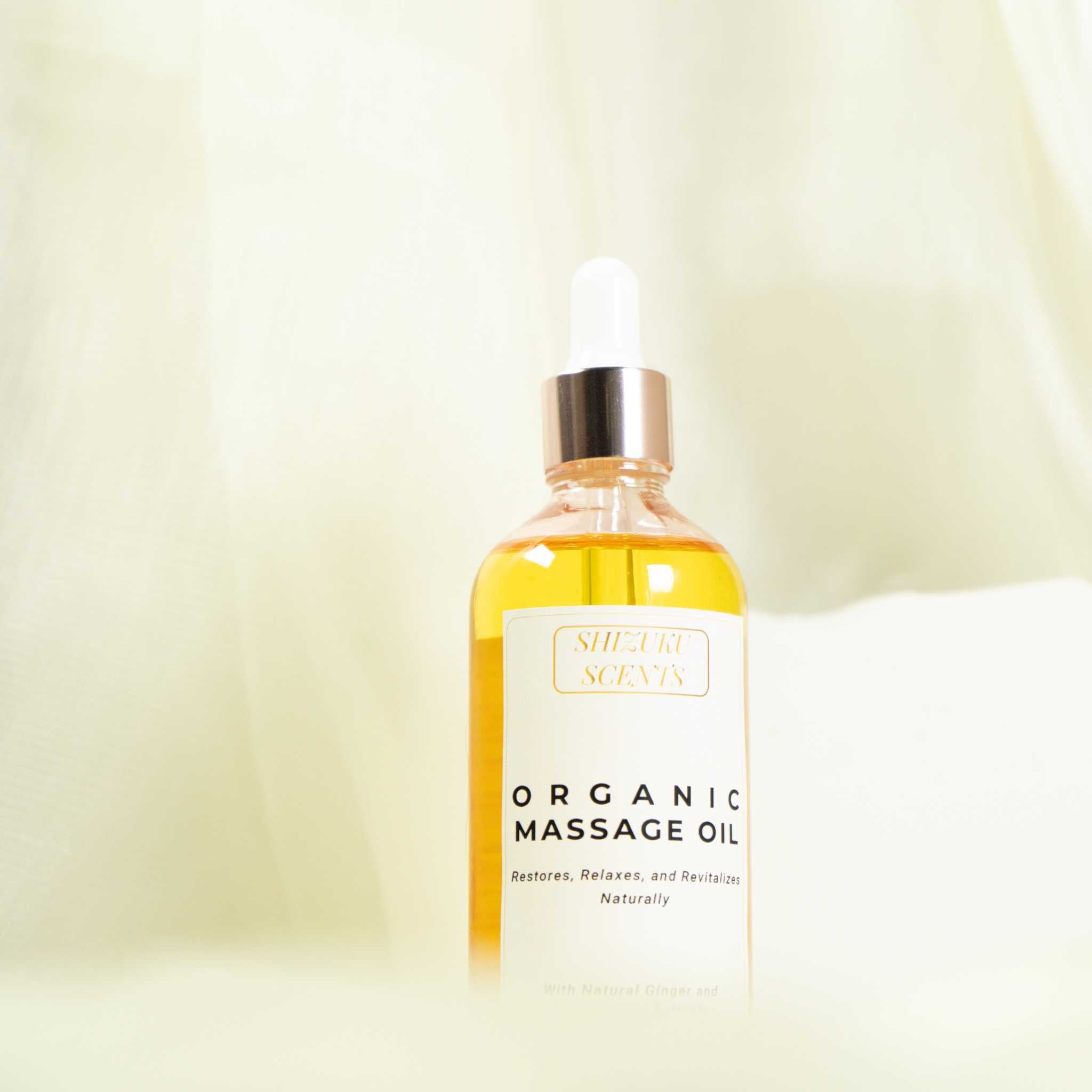 Organic Therapeutic Ginger-Lemongrass Massage Oil