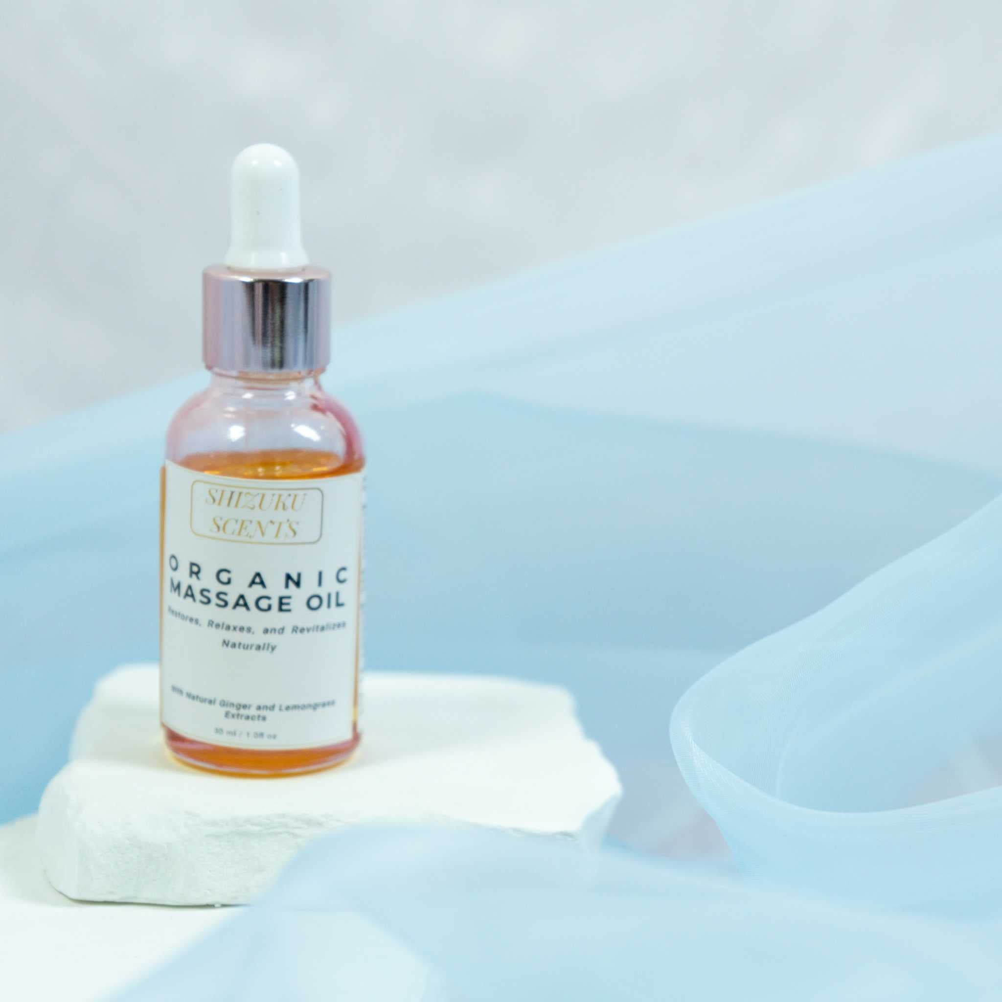 Organic Therapeutic Ginger-Lemongrass Massage Oil