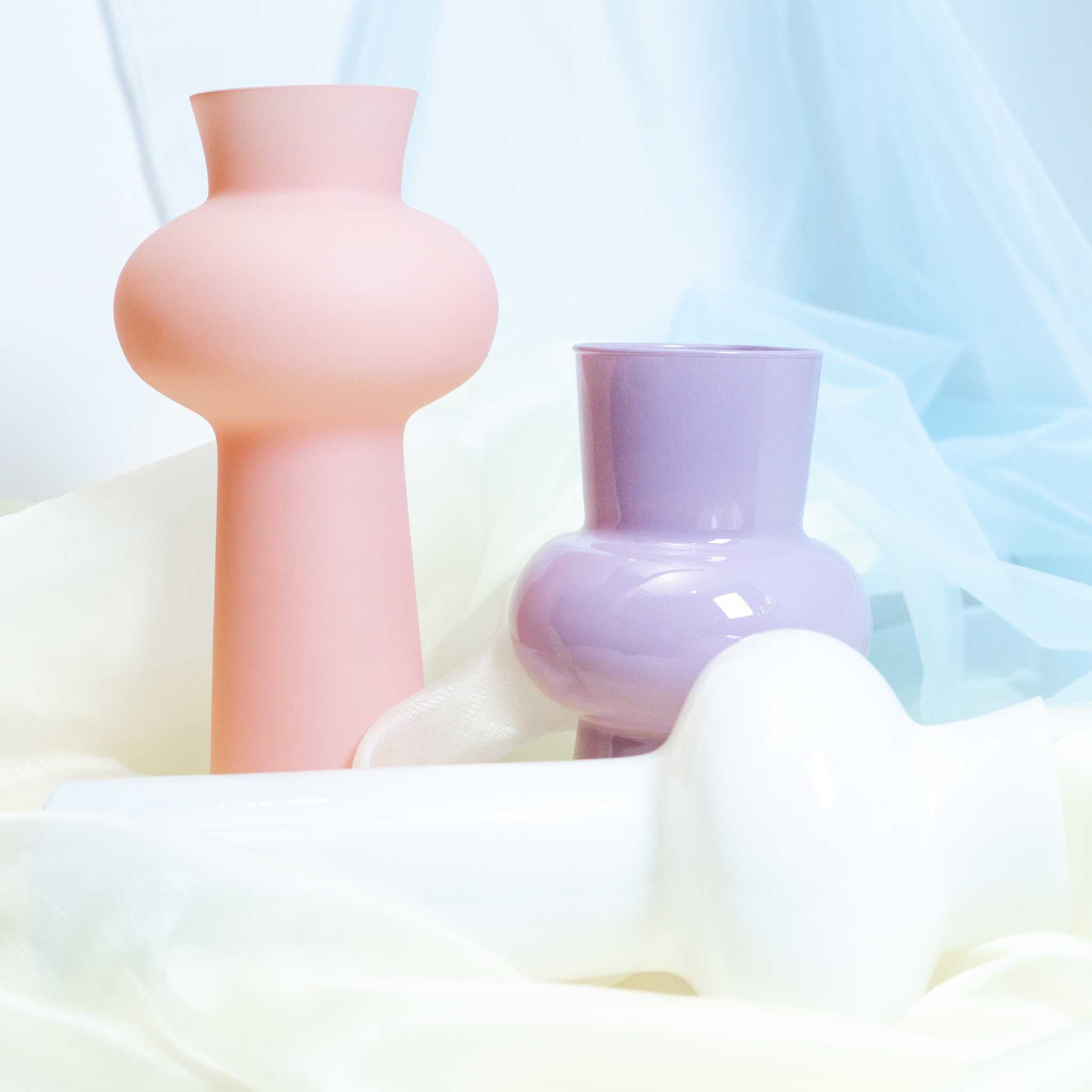 Hana Kesshō Vase – Elegant & Heat-Resistant Glass Decor