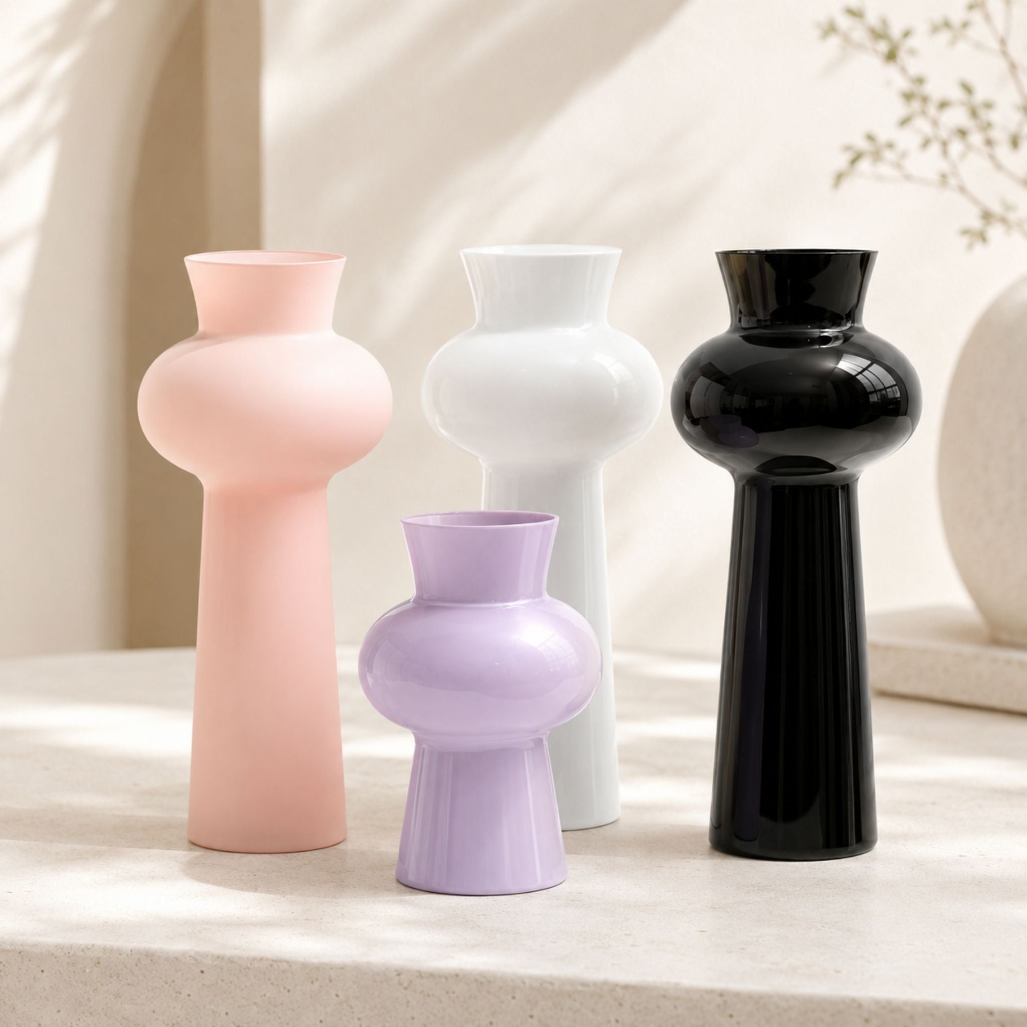 Hana Kesshō Lead-Free Glass Vase & Diffuser Vessel