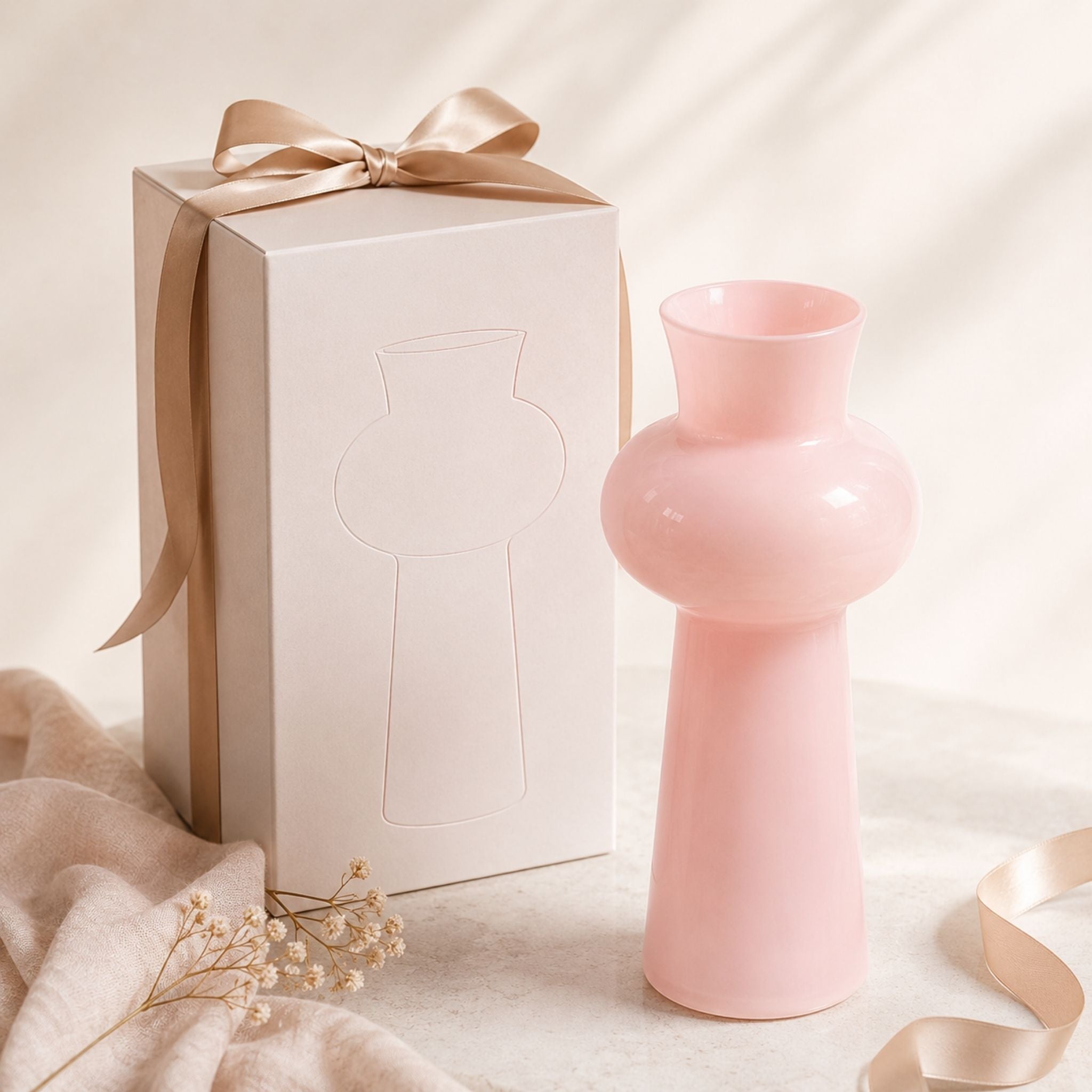 Hana Kesshō Lead-Free Glass Vase & Diffuser Vessel