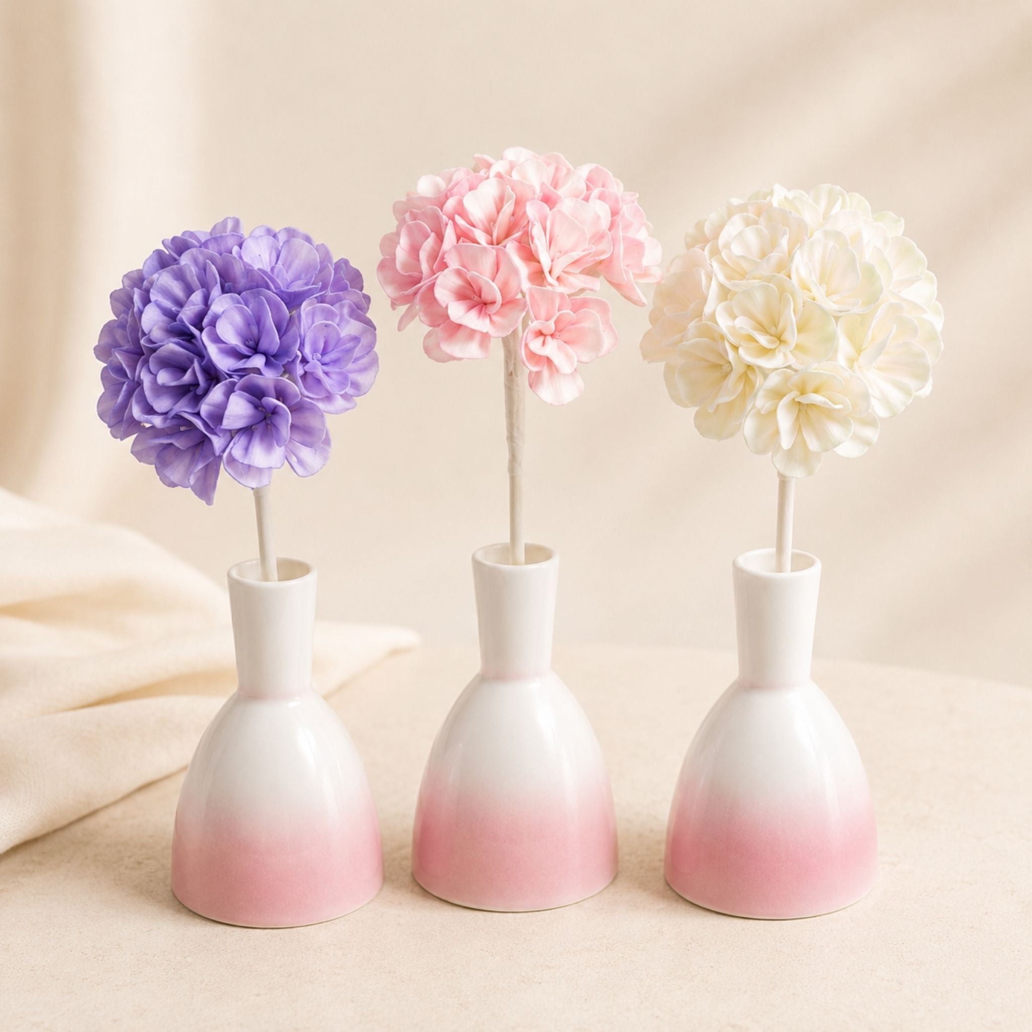 Hanazora Handmade Reed Diffuser Flower Ball