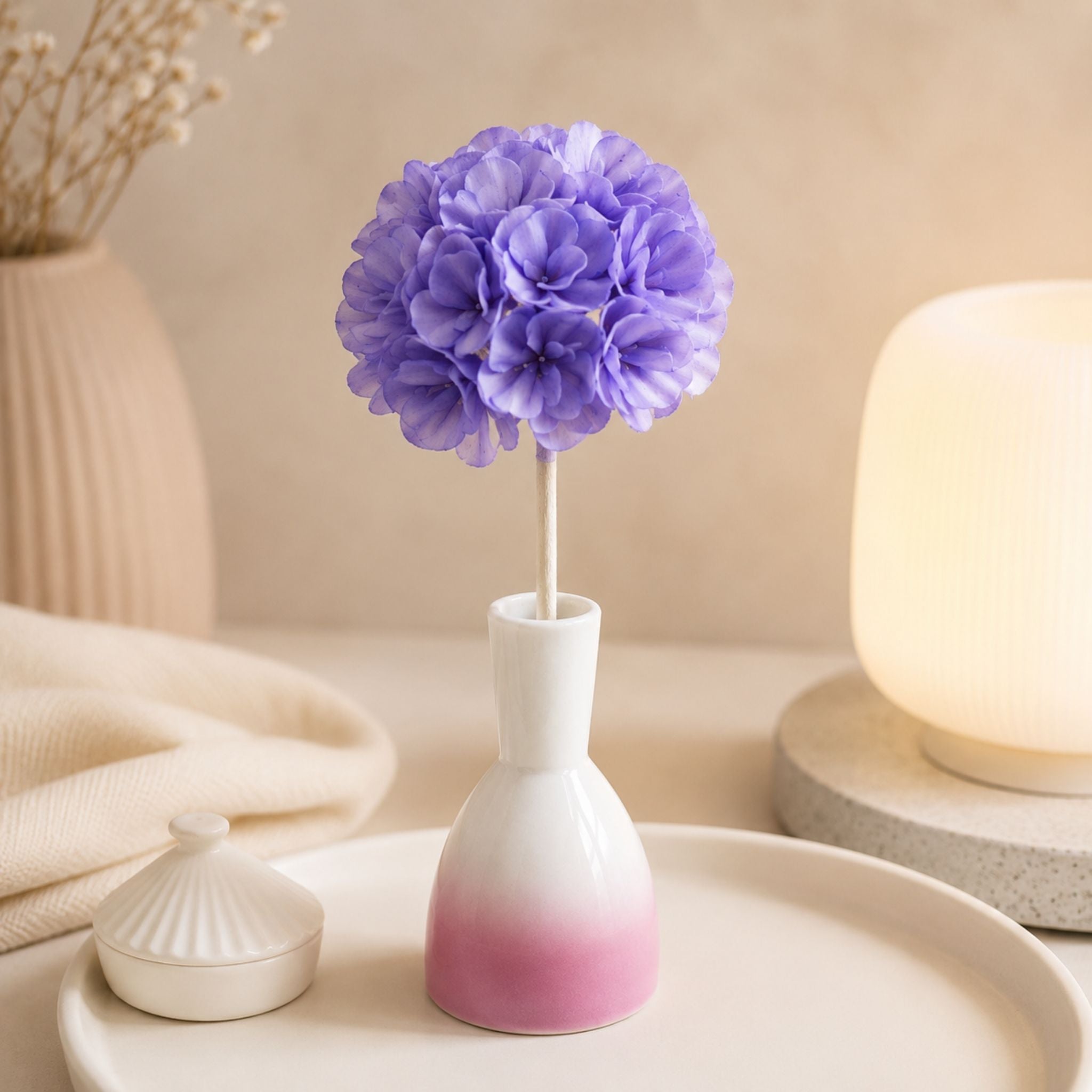 Hanazora Handmade Reed Diffuser Flower Ball