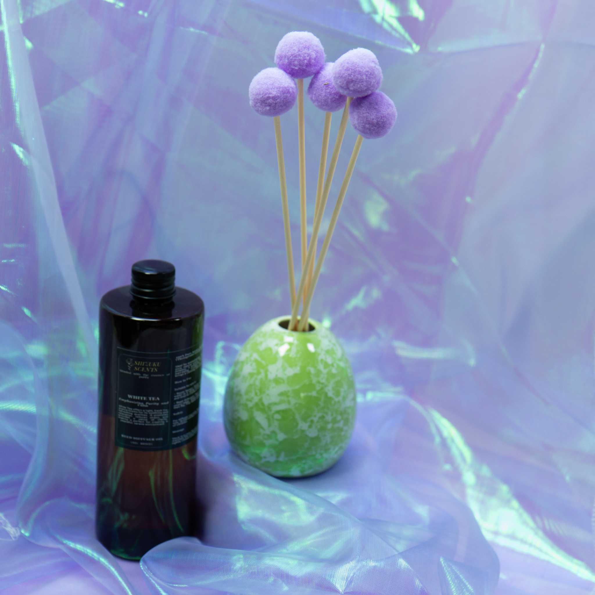 Hikari Tsubaki Handcrafted Ceramic Reed Diffuser Bottle