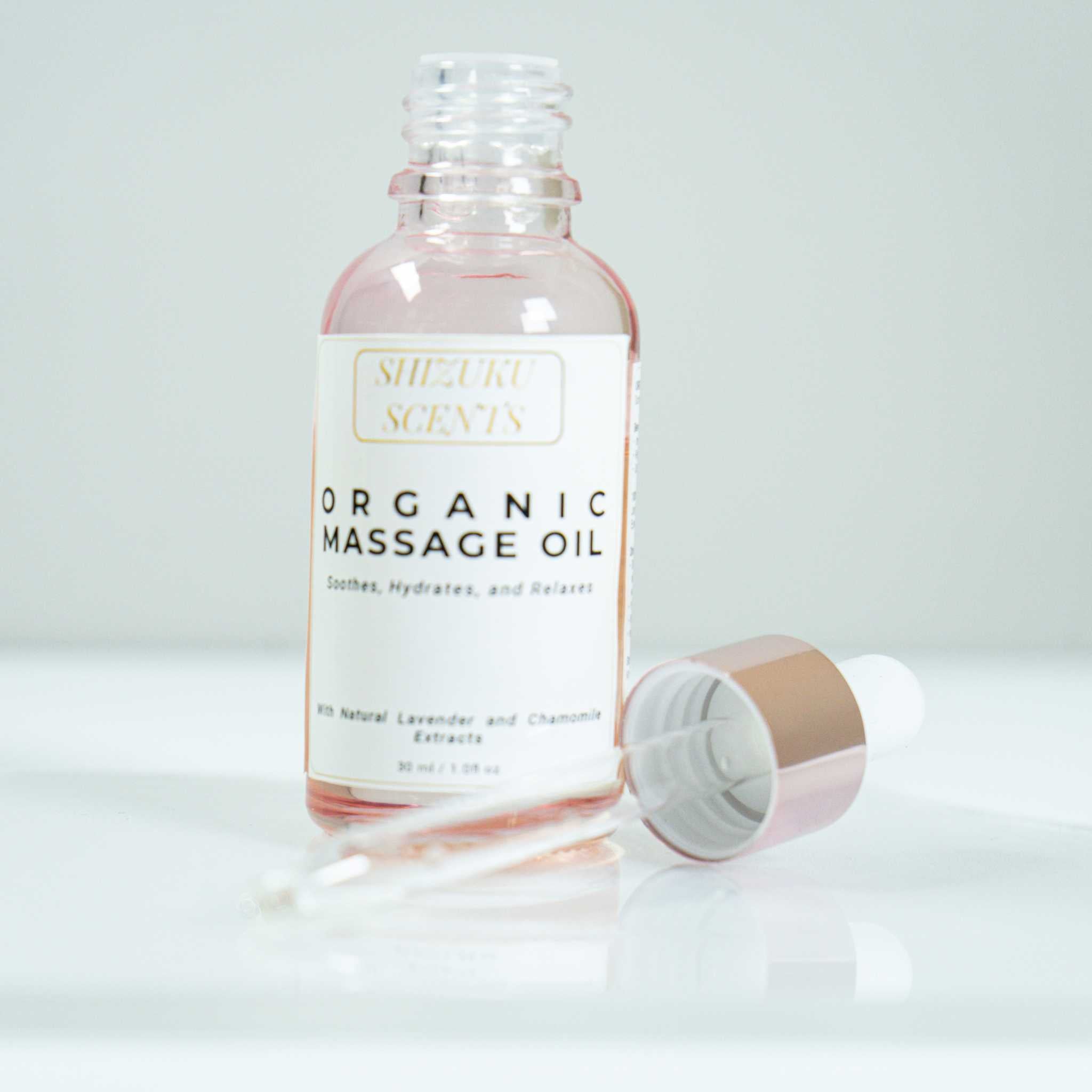 Organic Massage Oil – Lavender & Chamomile | Hydrating & Calming