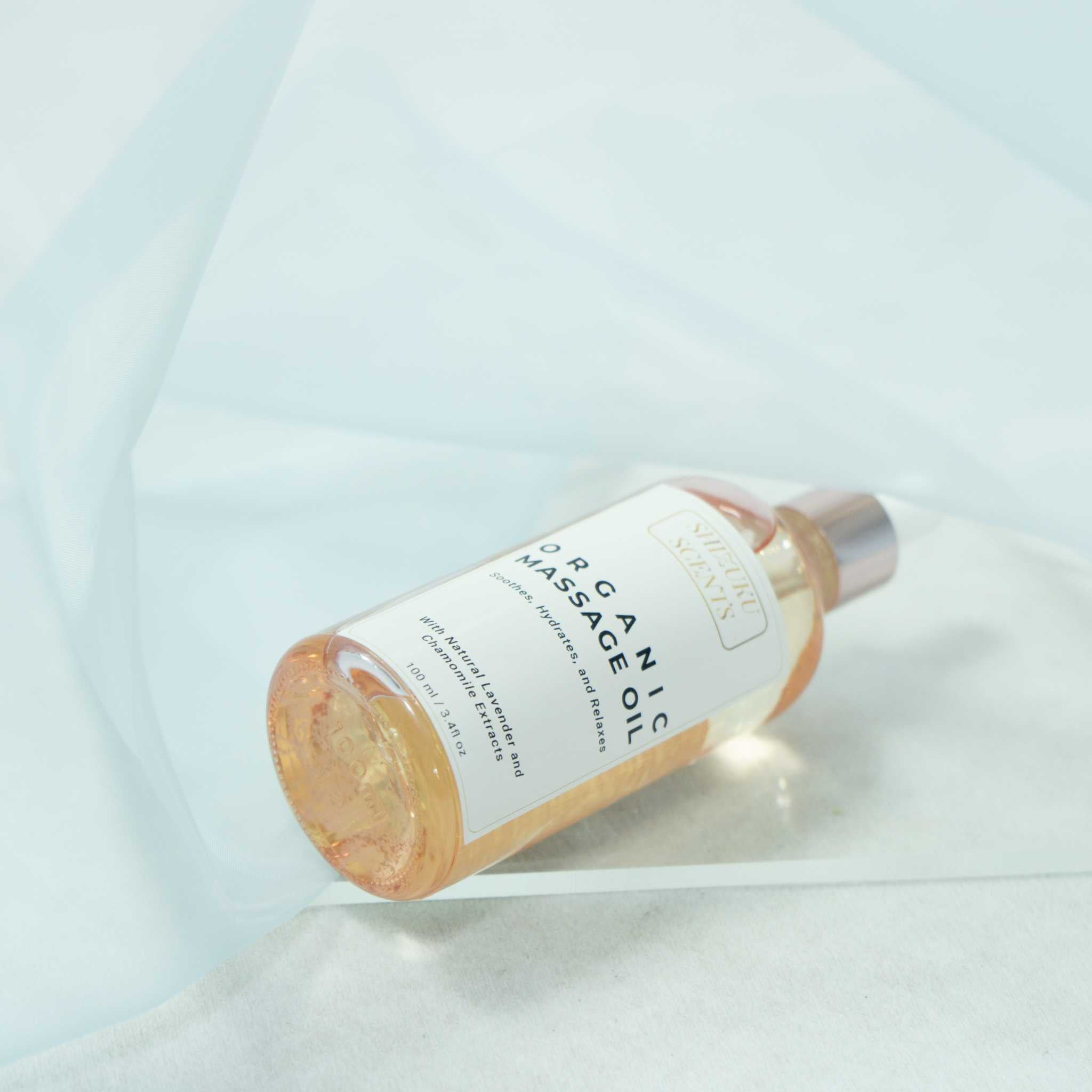 Organic Massage Oil – Lavender & Chamomile | Hydrating & Calming