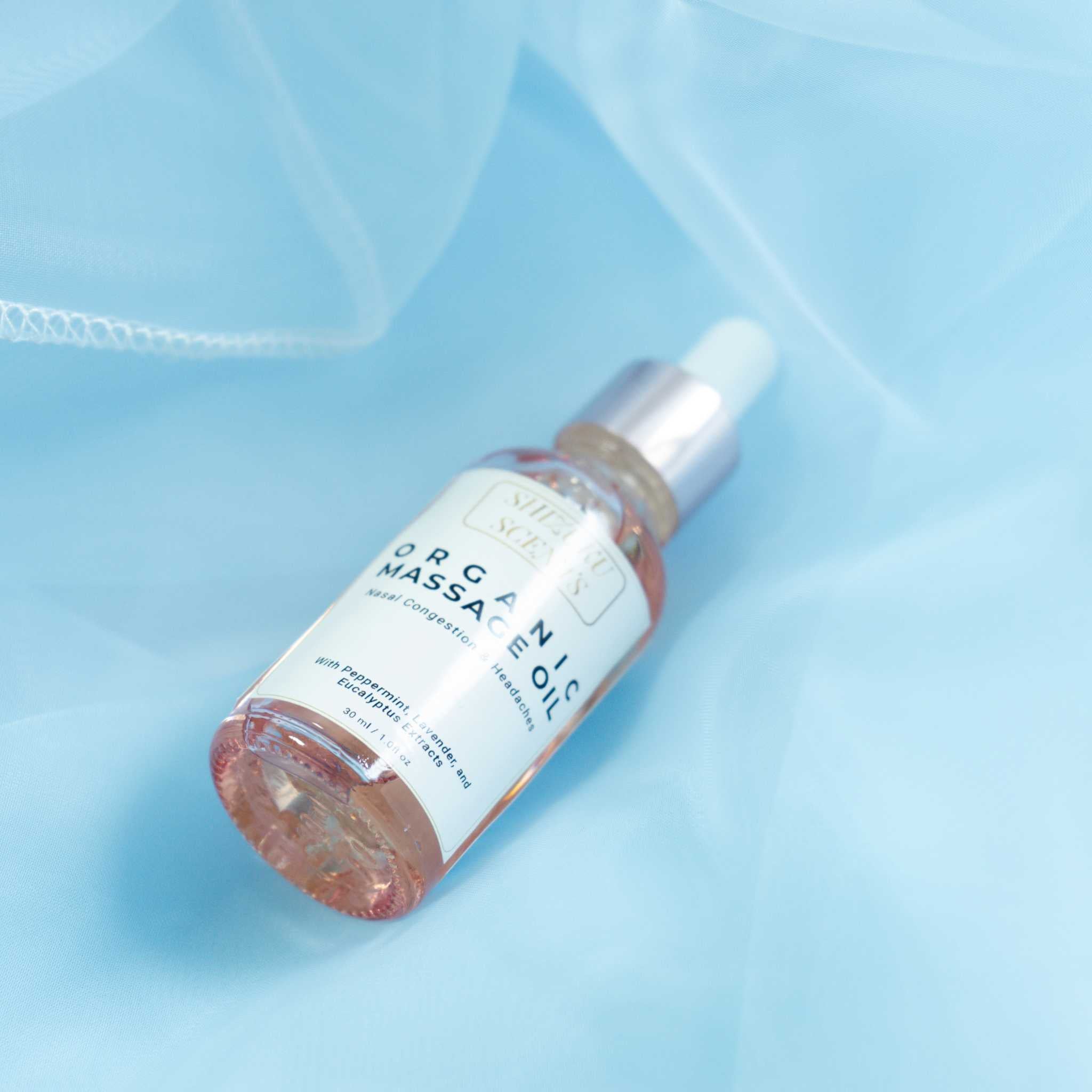 Organic Massage Oil - Nasal Congestion & Headache Relief