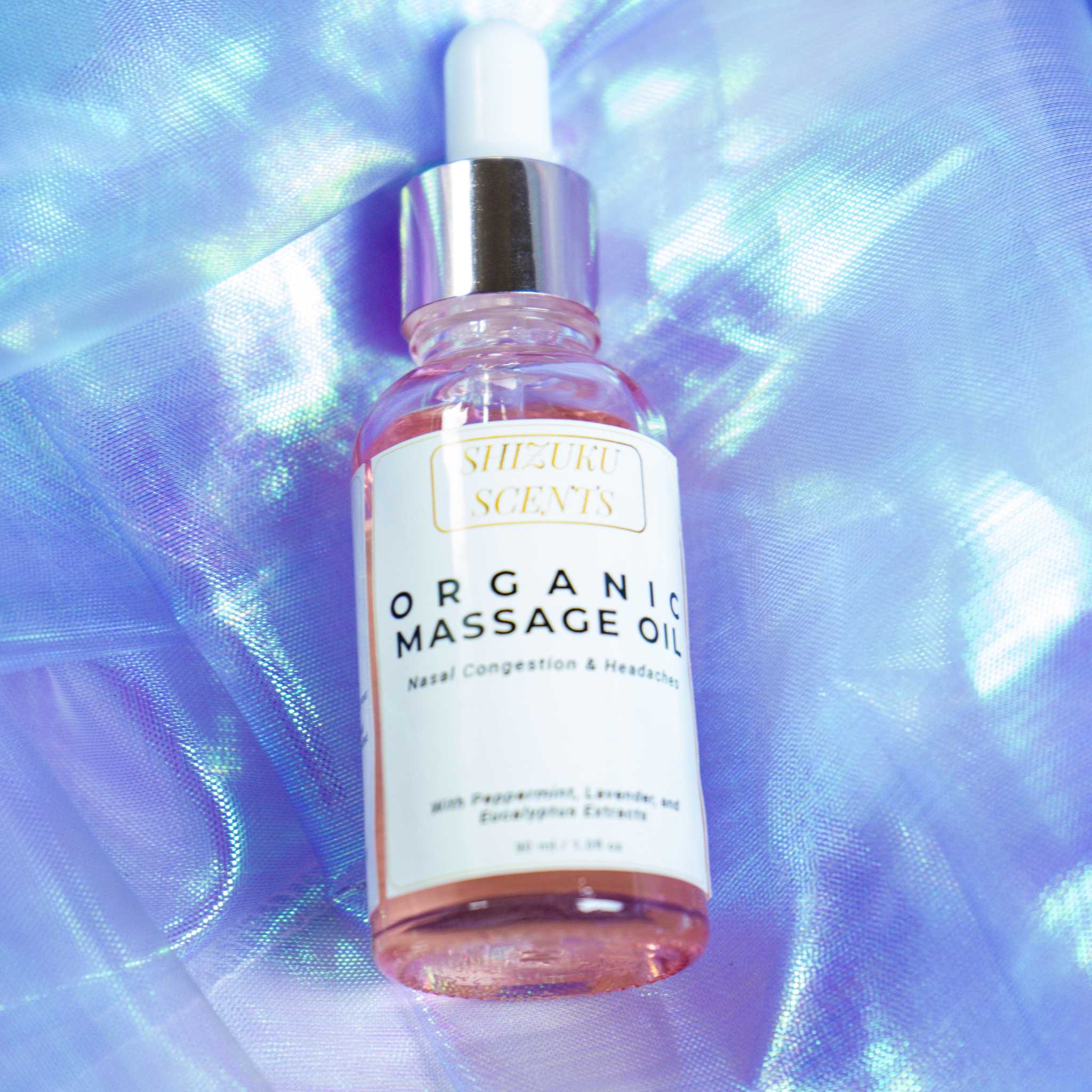 Organic Massage Oil - Nasal Congestion & Headache Relief