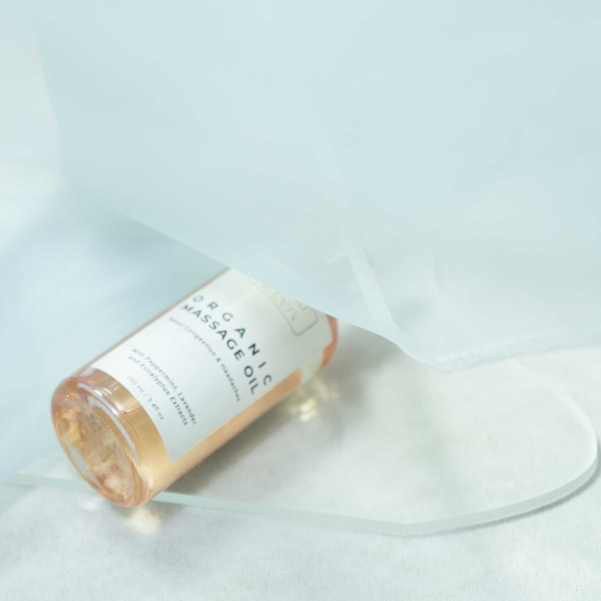 Organic Massage Oil - Nasal Congestion & Headache Relief