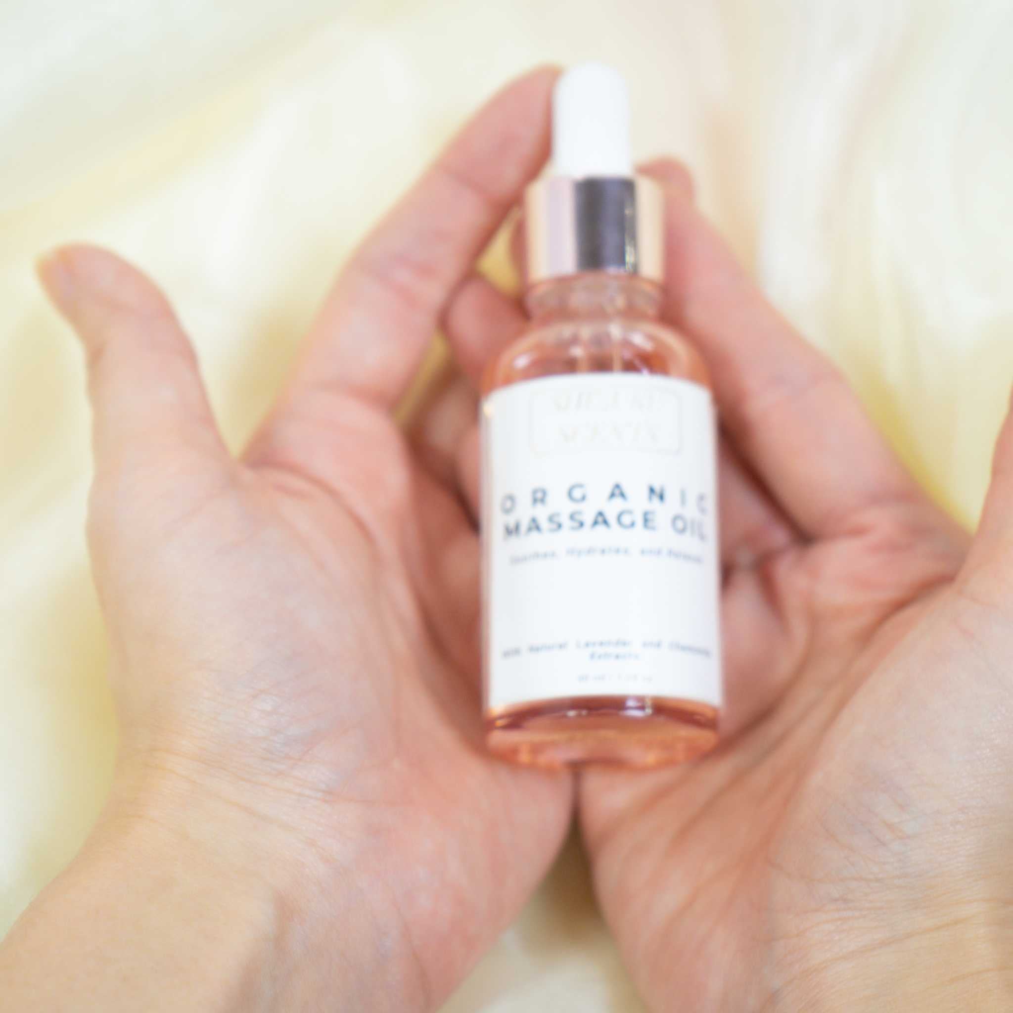 Organic Massage Oil - Nasal Congestion & Headache Relief