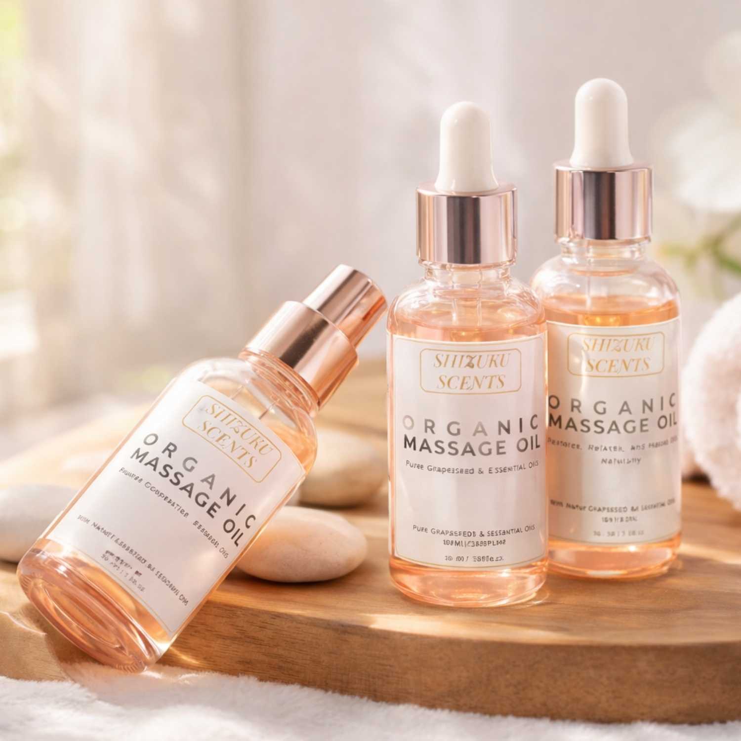 Best Essential Oils for Stress Relief & Relaxation - Shizuku Comfort