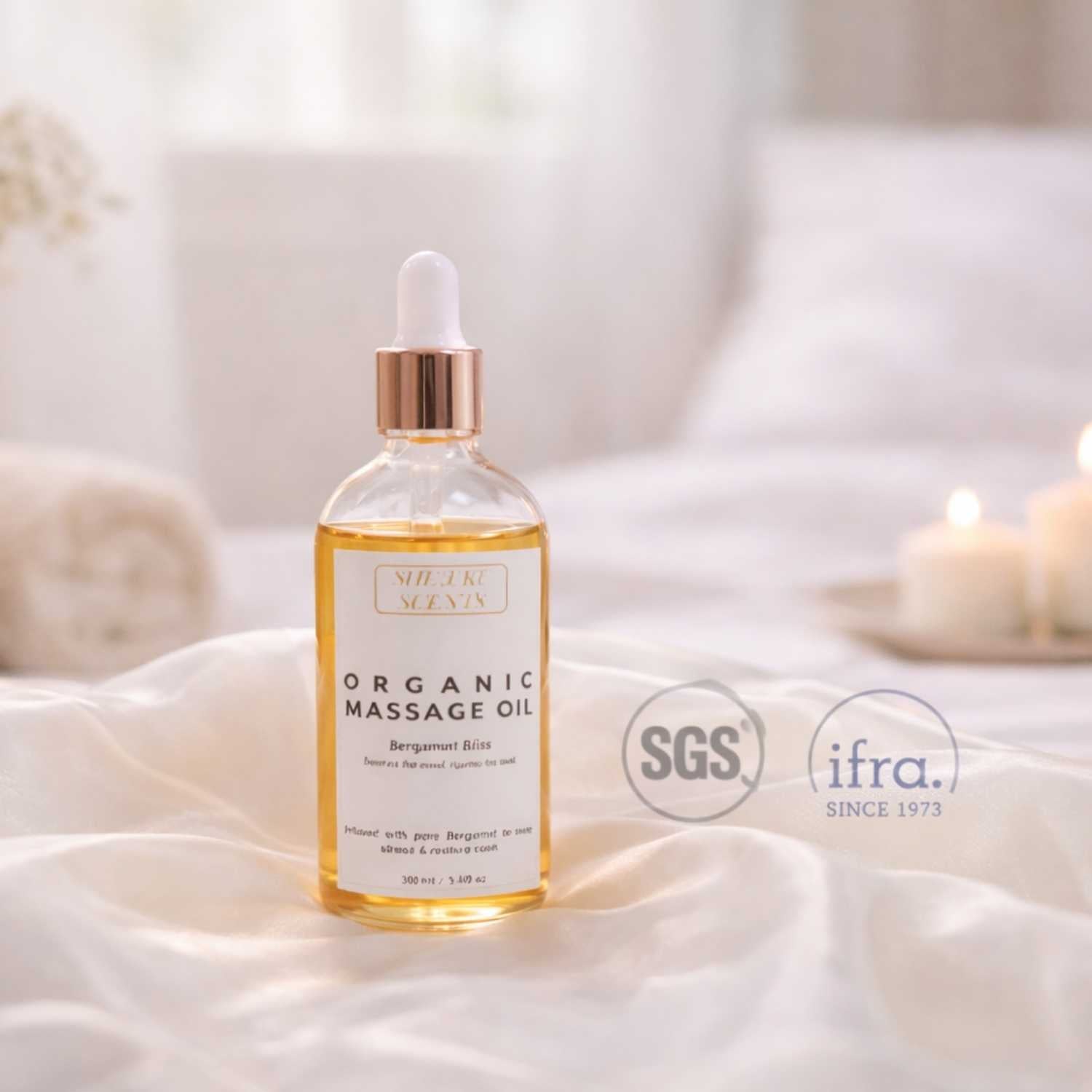 Bergamot Bliss – Organic Massage Oil