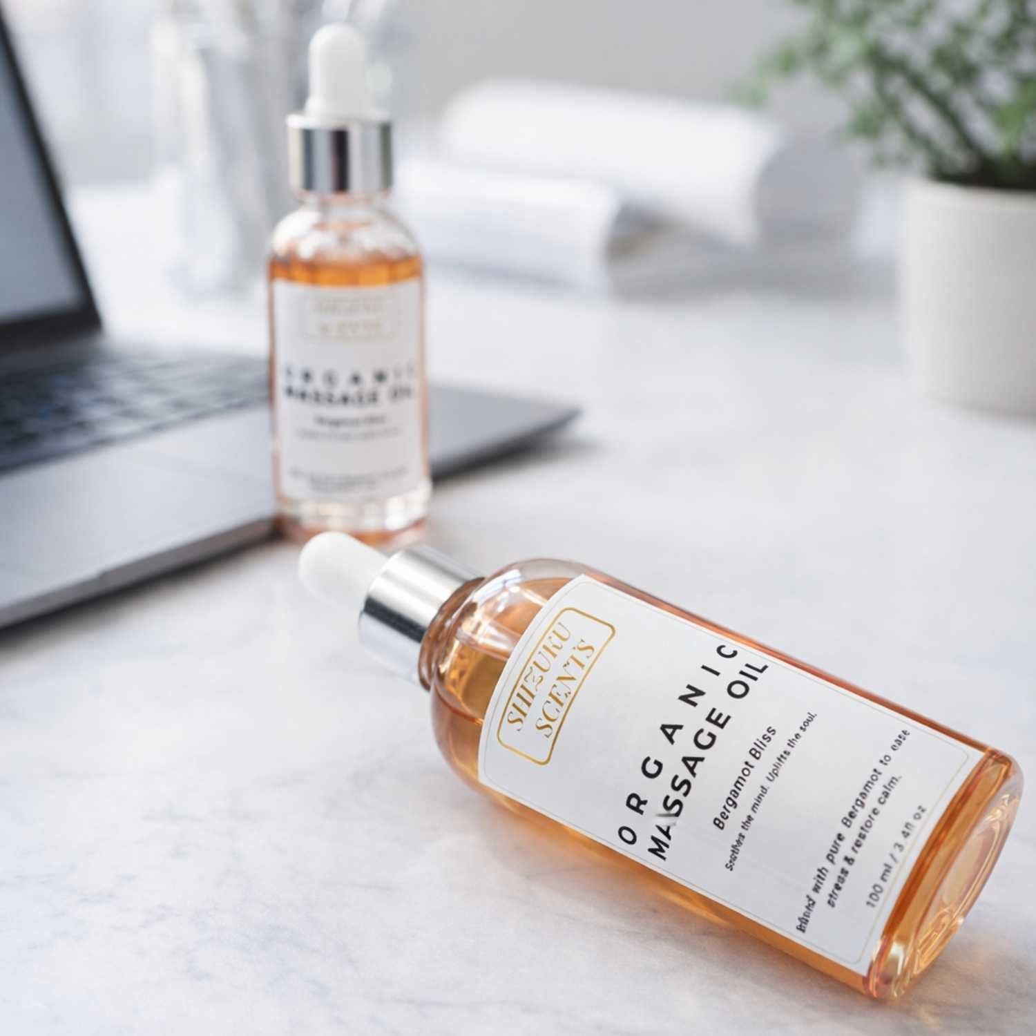 Bergamot Bliss – Organic Massage Oil