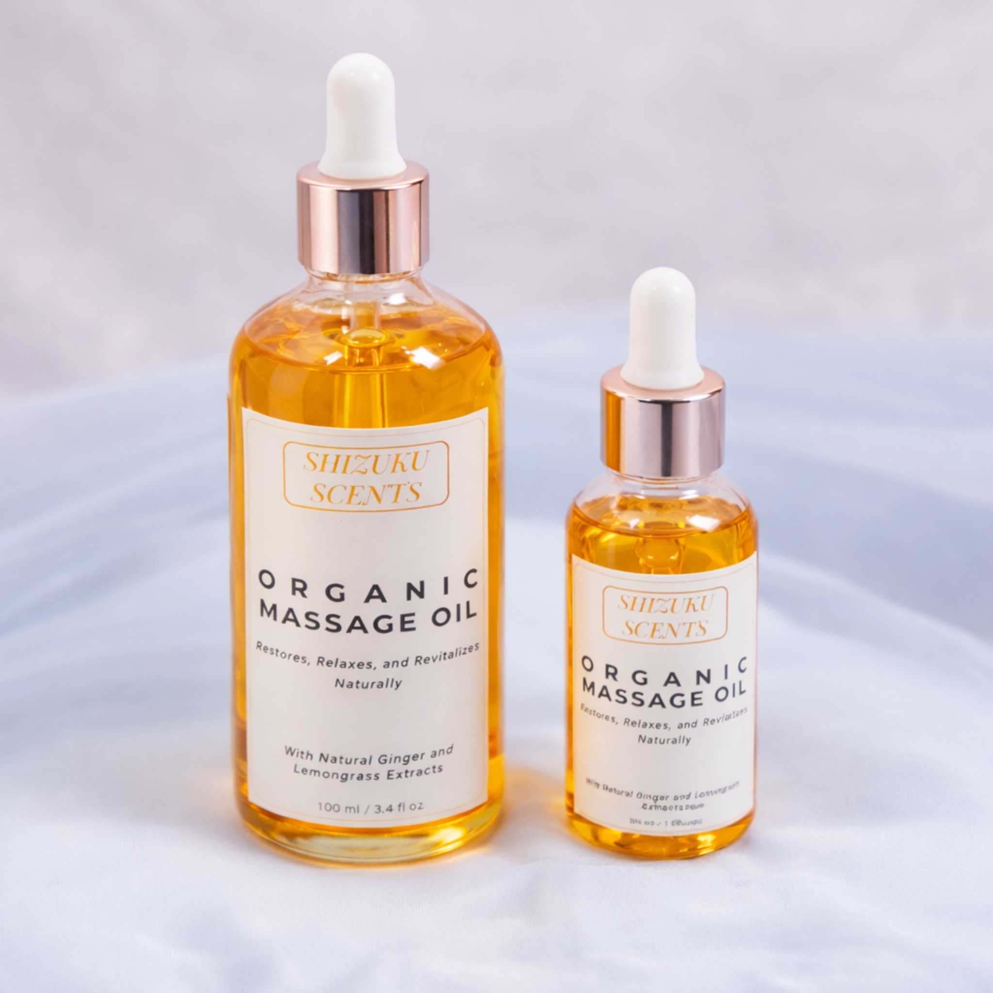 Ginger-Lemongrass – Organic Massage Oil