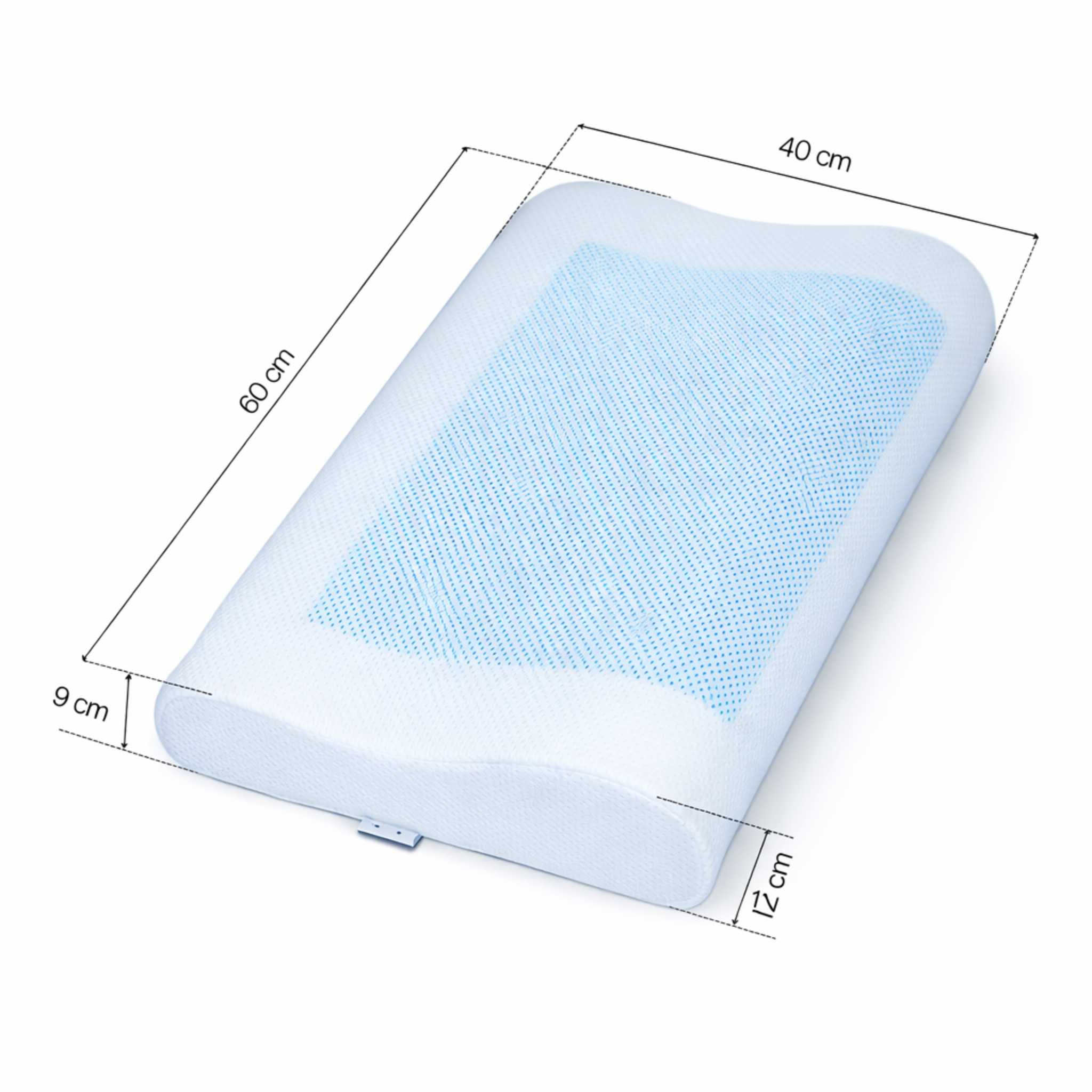 Cooling Gel Memory Foam Contour Pillow – RyoMemori Series