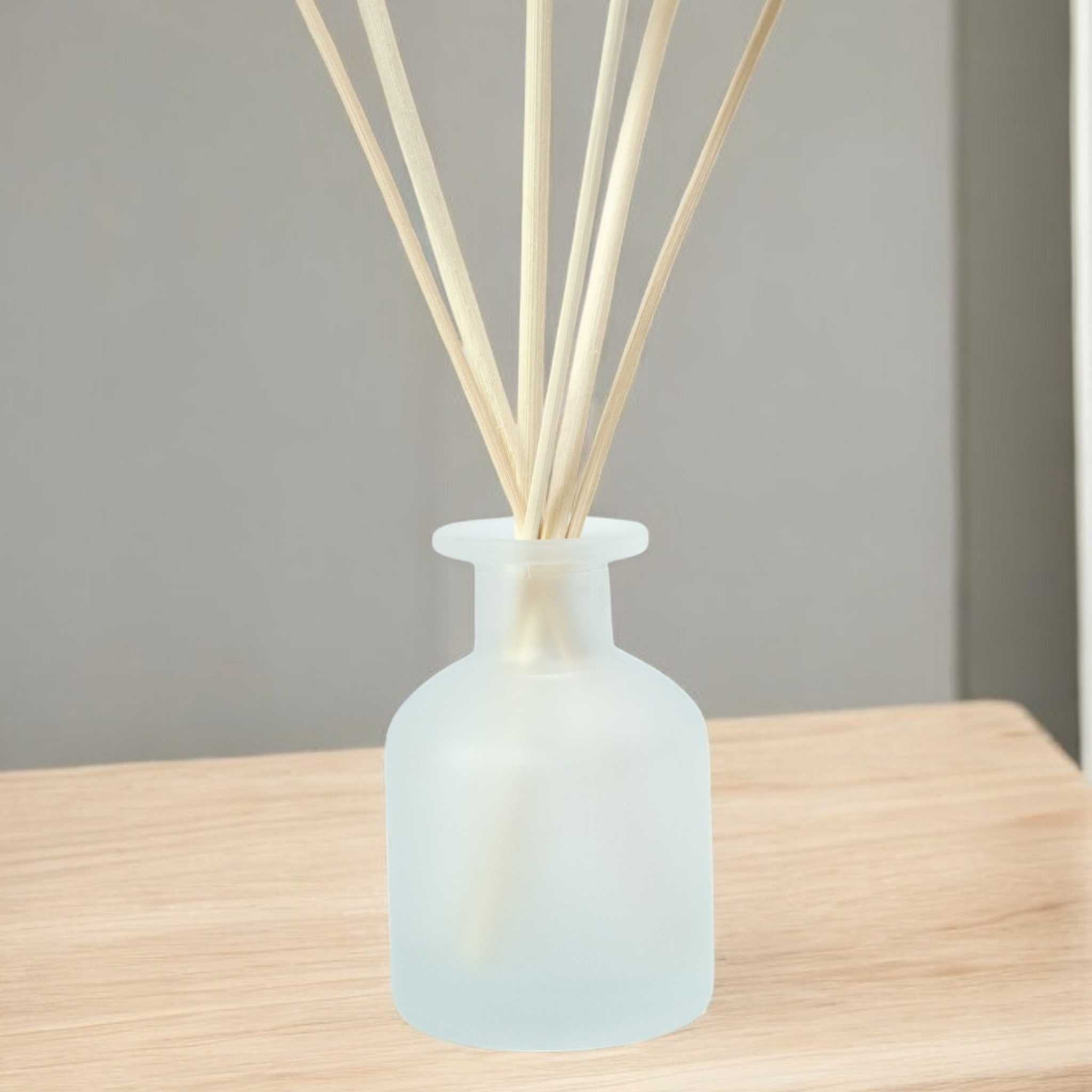 Kazari Collection – Glass Diffuser Bottle (Crystal Minimalist Design)