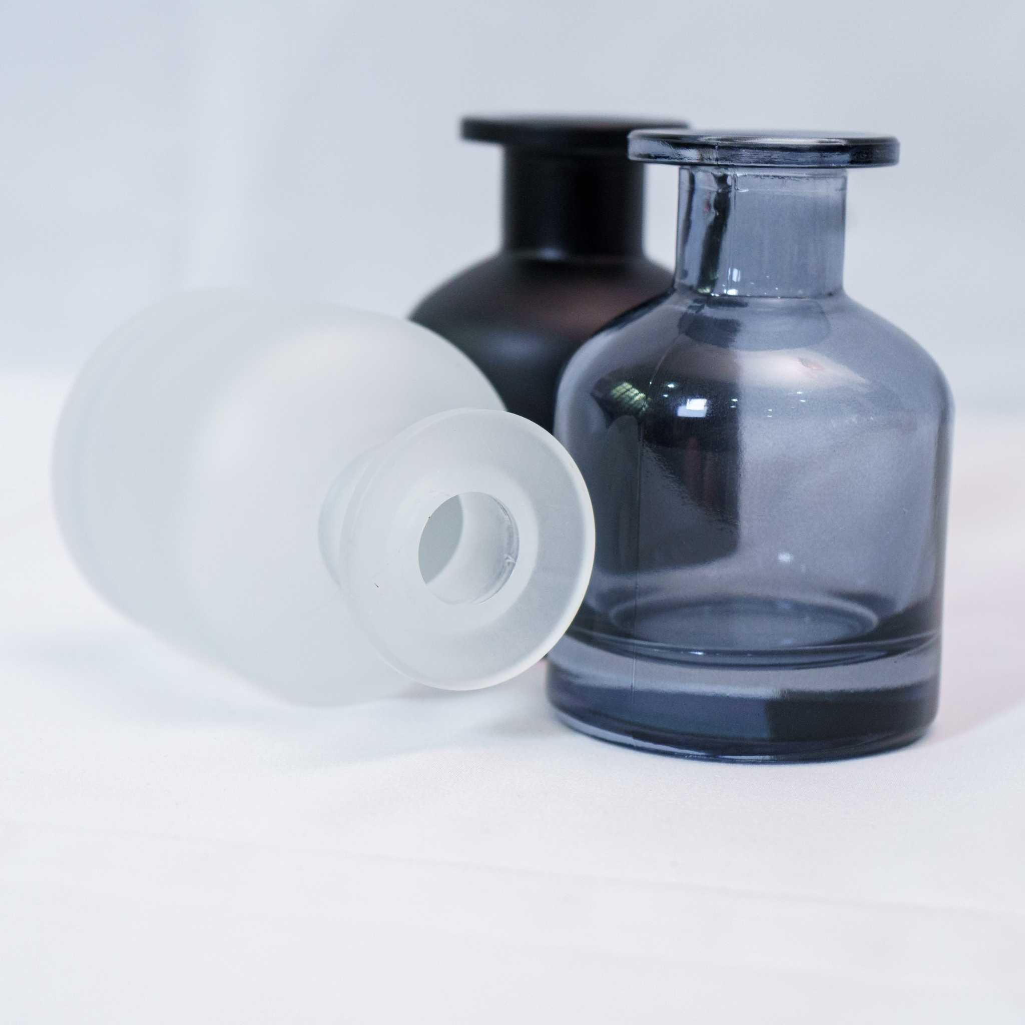 Kazari Collection – Glass Diffuser Bottle (Crystal Minimalist Design)