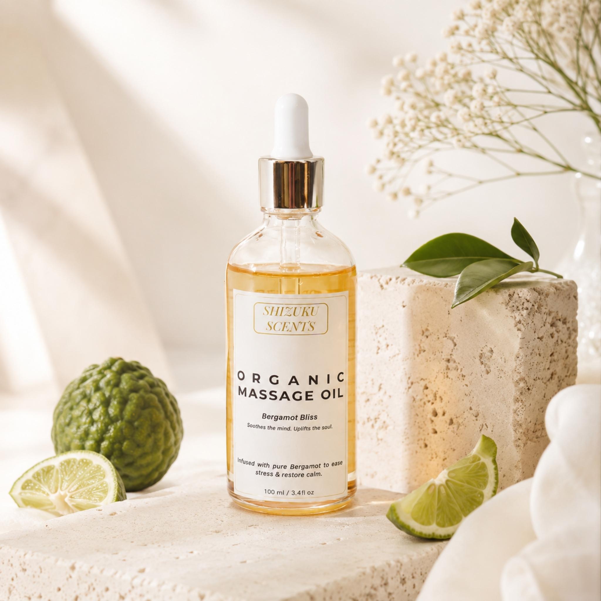 Bergamot Bliss Organic Massage Oil