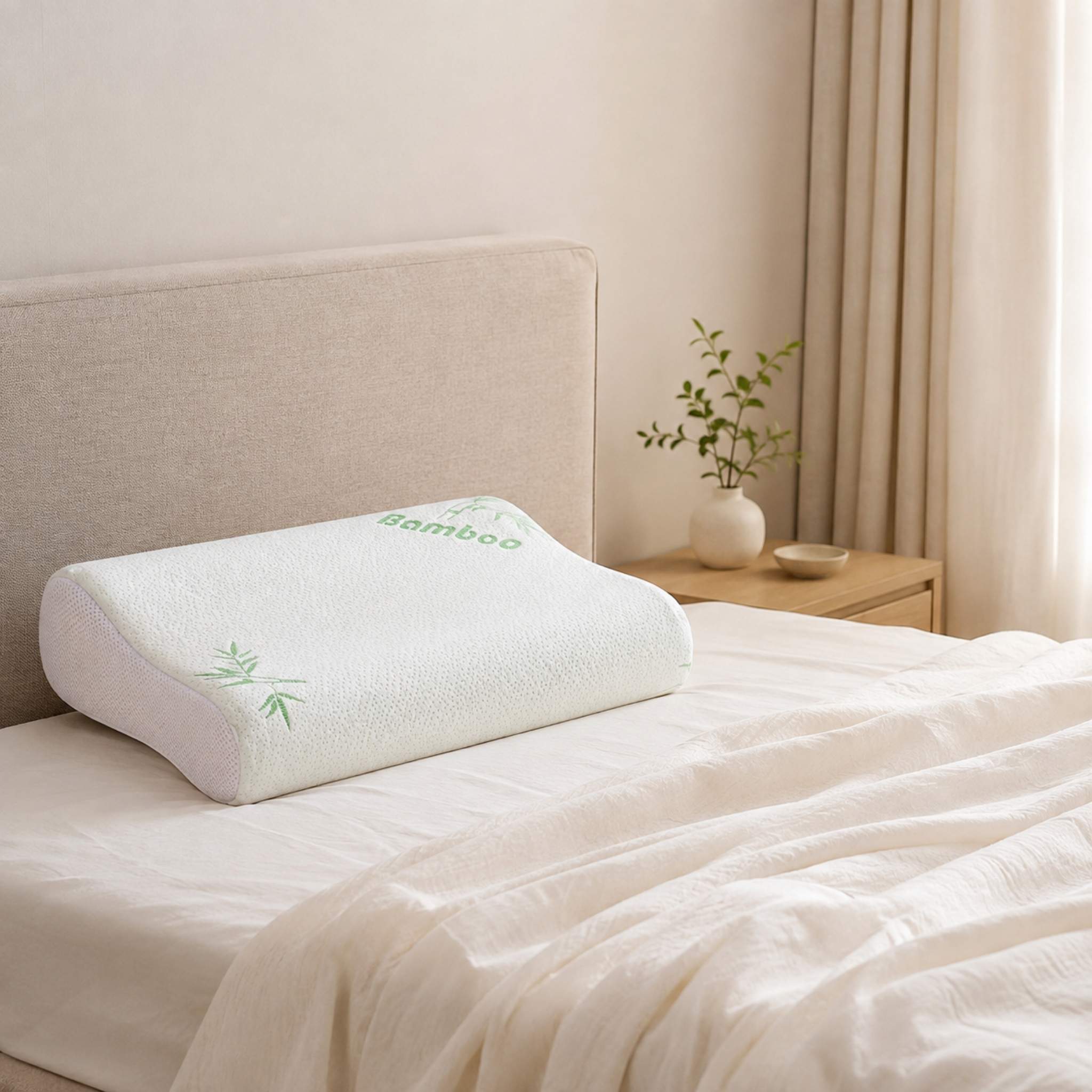 Bamboo Bliss Cooling Contour Pillowcase