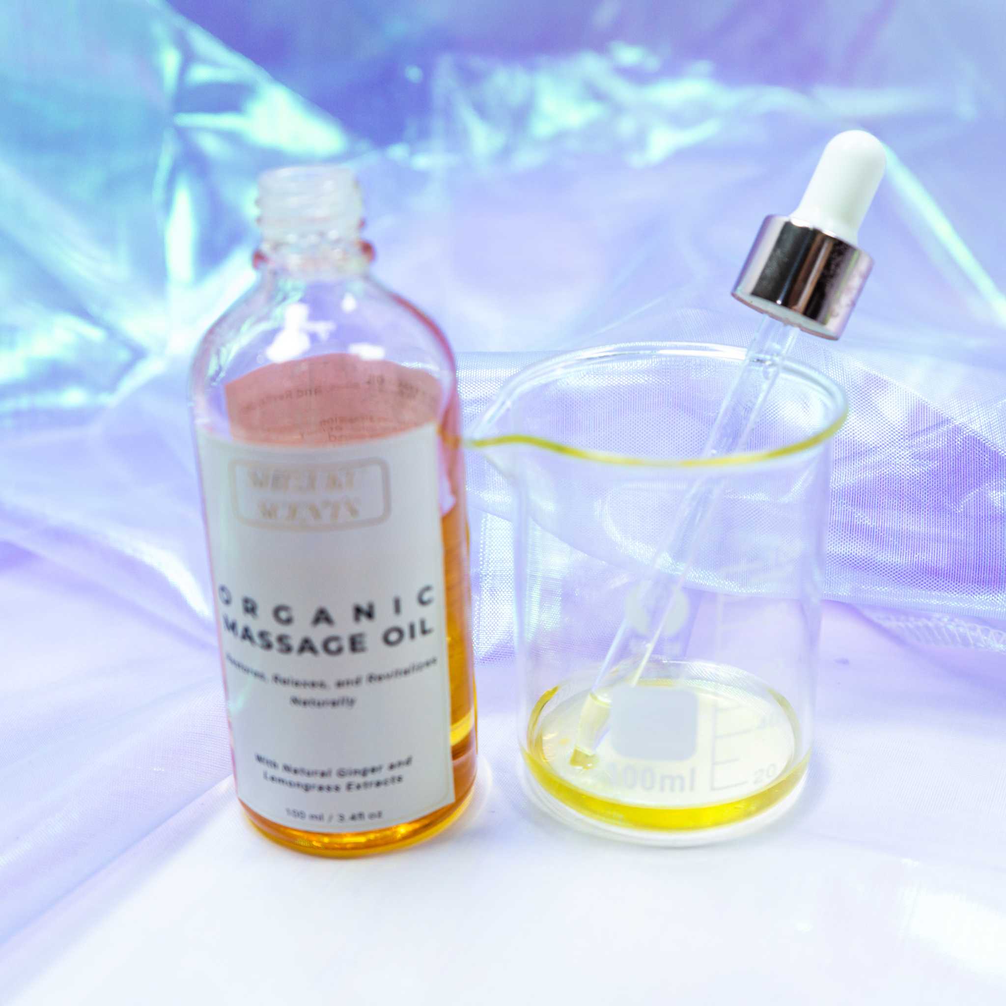 Organic Therapeutic Ginger-Lemongrass Massage Oil