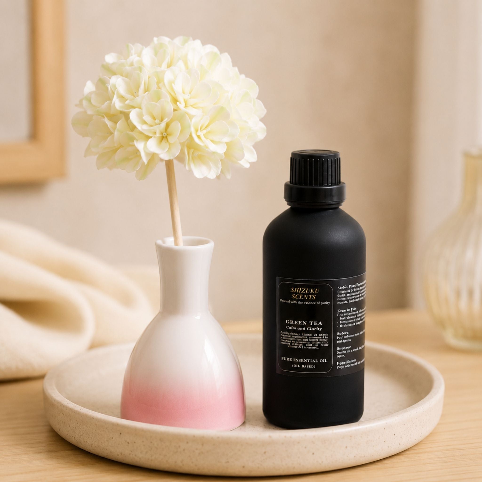 Hanazora Handmade Reed Diffuser Flower Ball