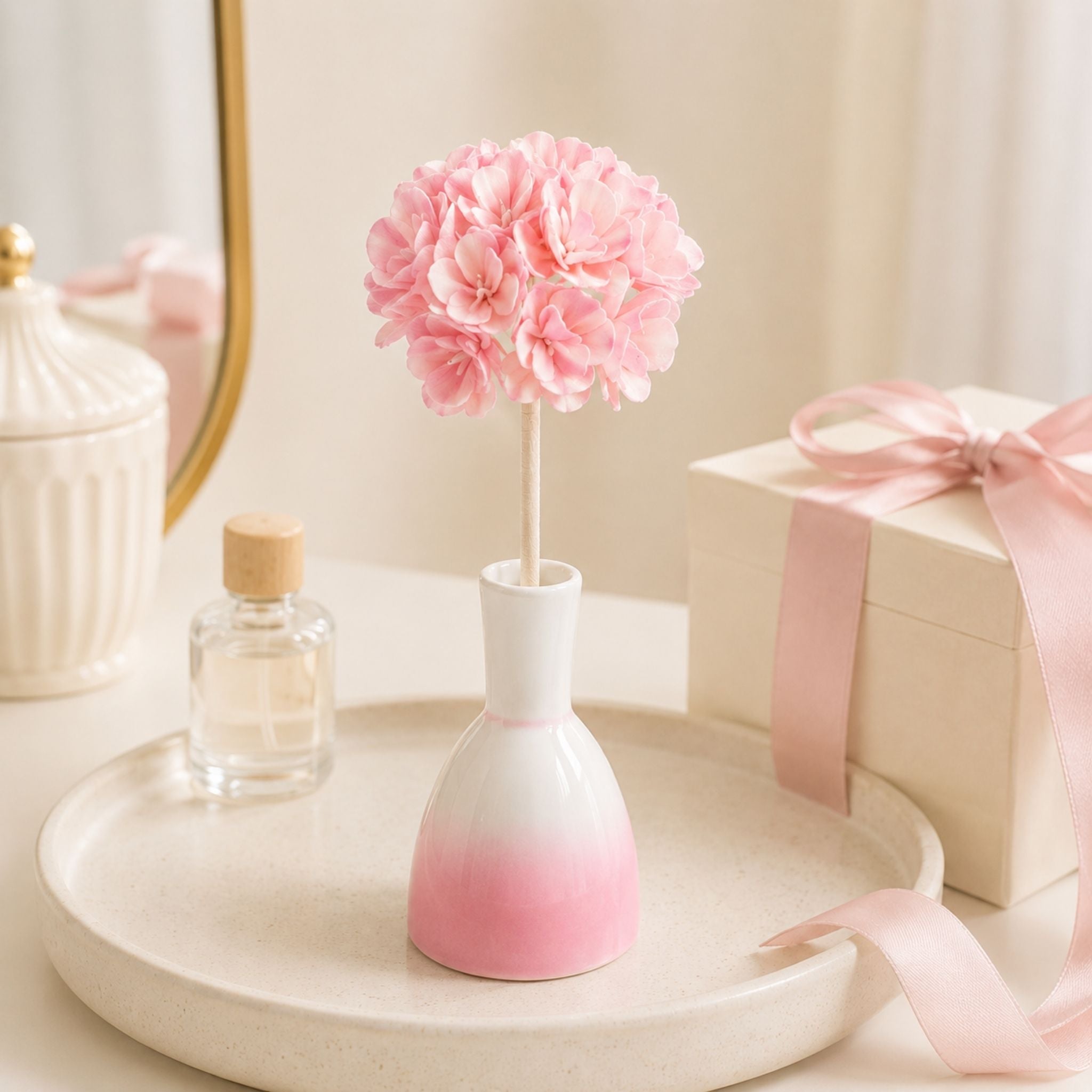 Hanazora Handmade Reed Diffuser Flower Ball