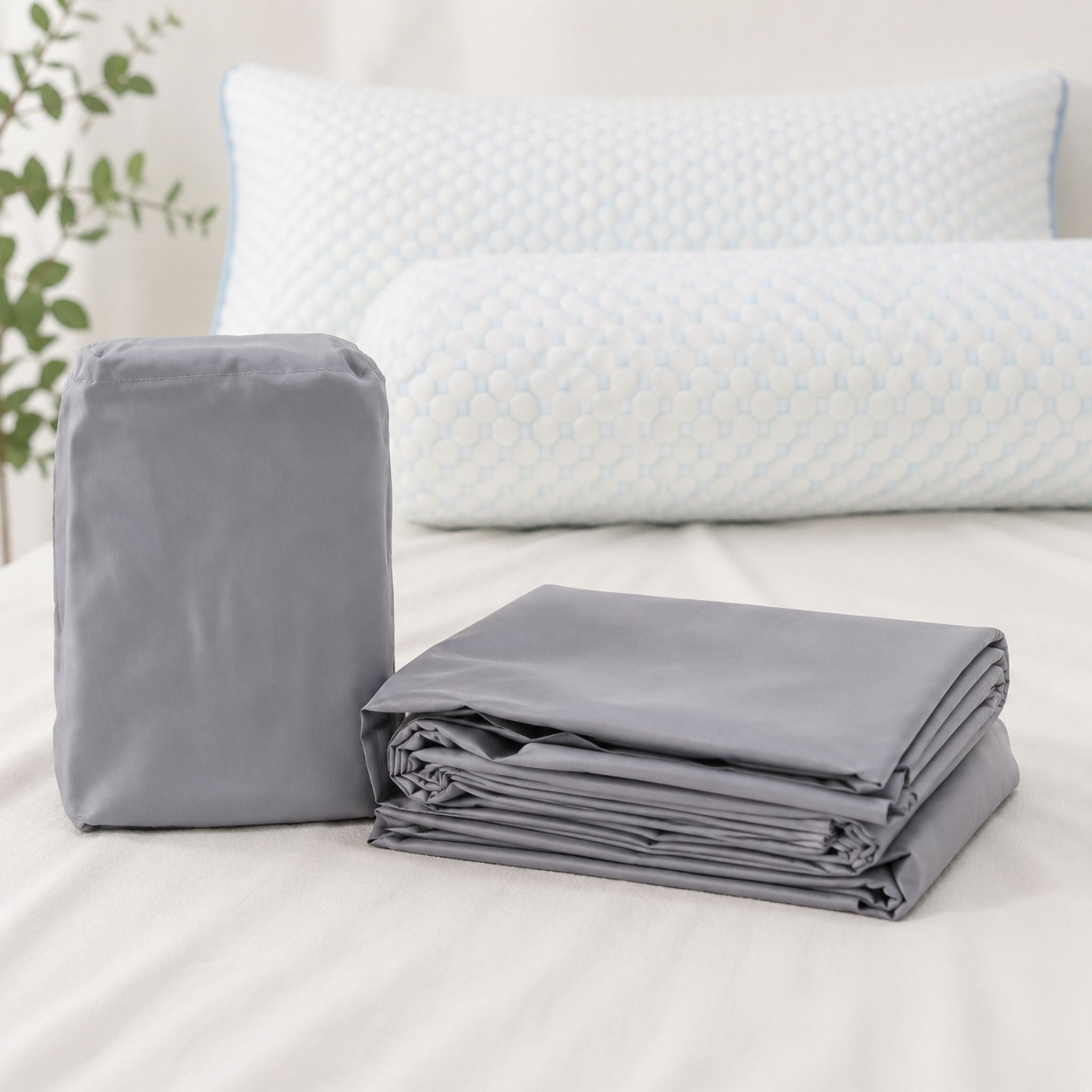 Aoteni Tencel Cooling Pillowcase & Bolster Cover Set