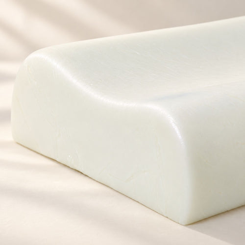 Close-up of the moulded RyoMemori memory-foam core.