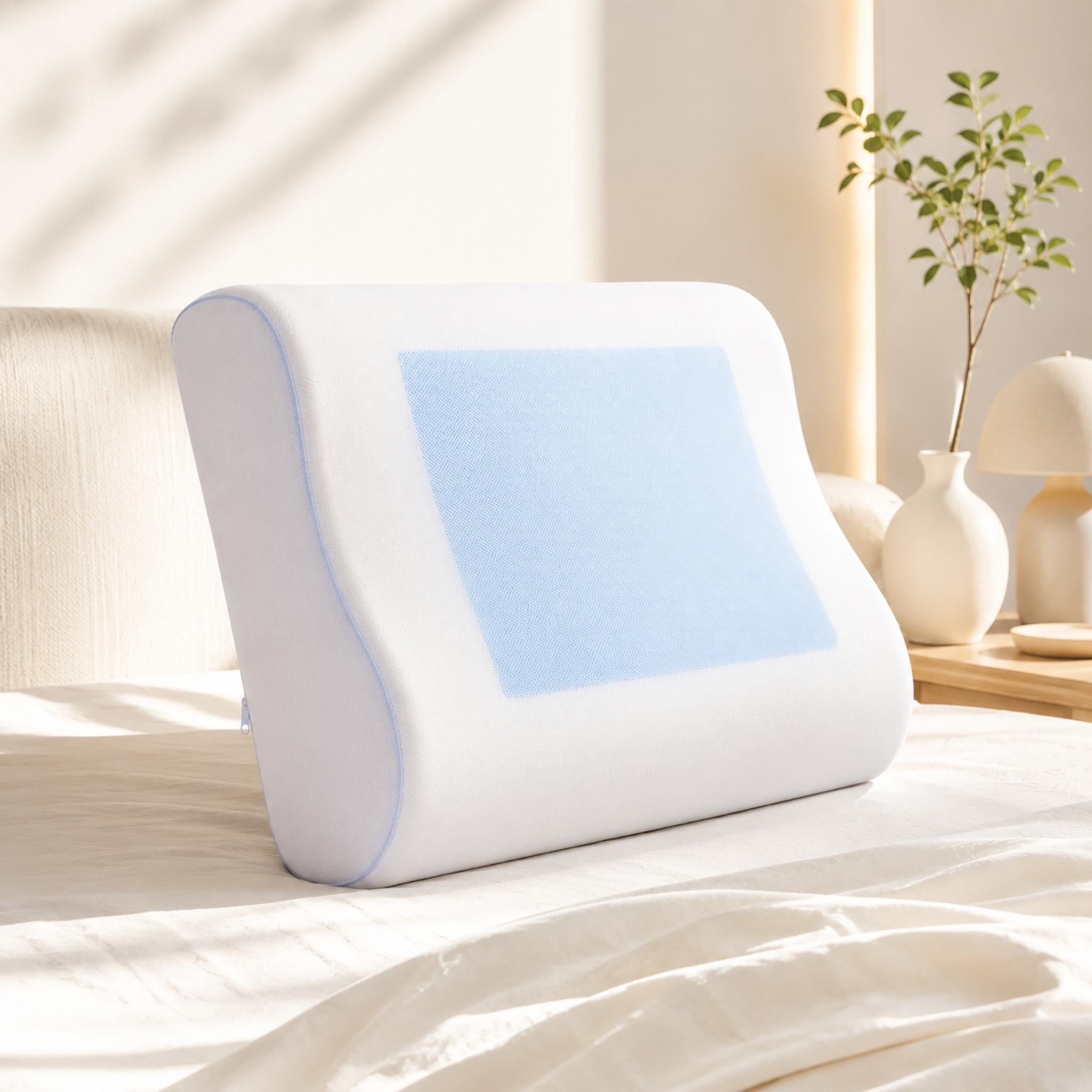 RyoMemori Cooling Gel Memory Foam Pillow | Cooling Support