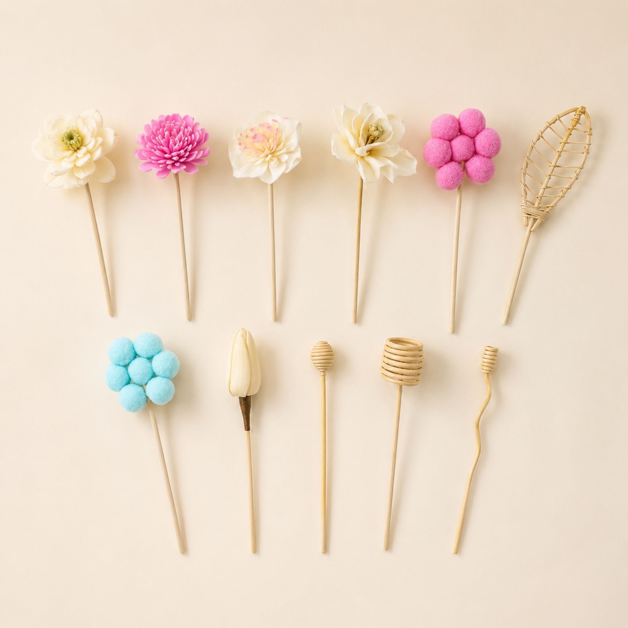 Serene Bloom Floral Reed Diffuser Sticks