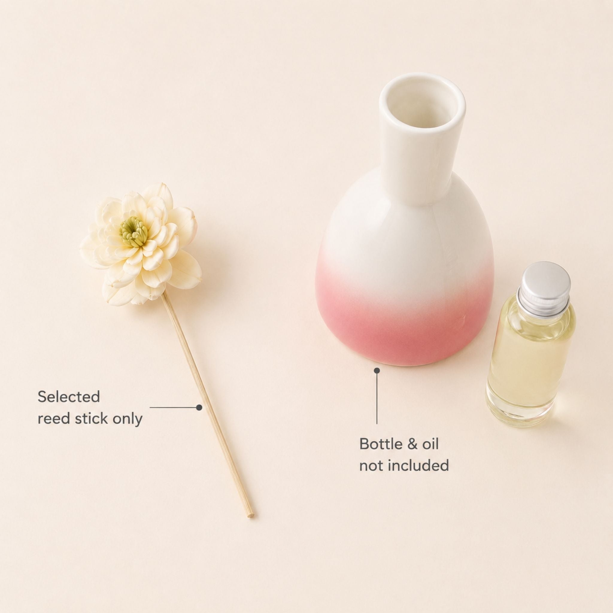 Serene Bloom Floral Reed Diffuser Sticks
